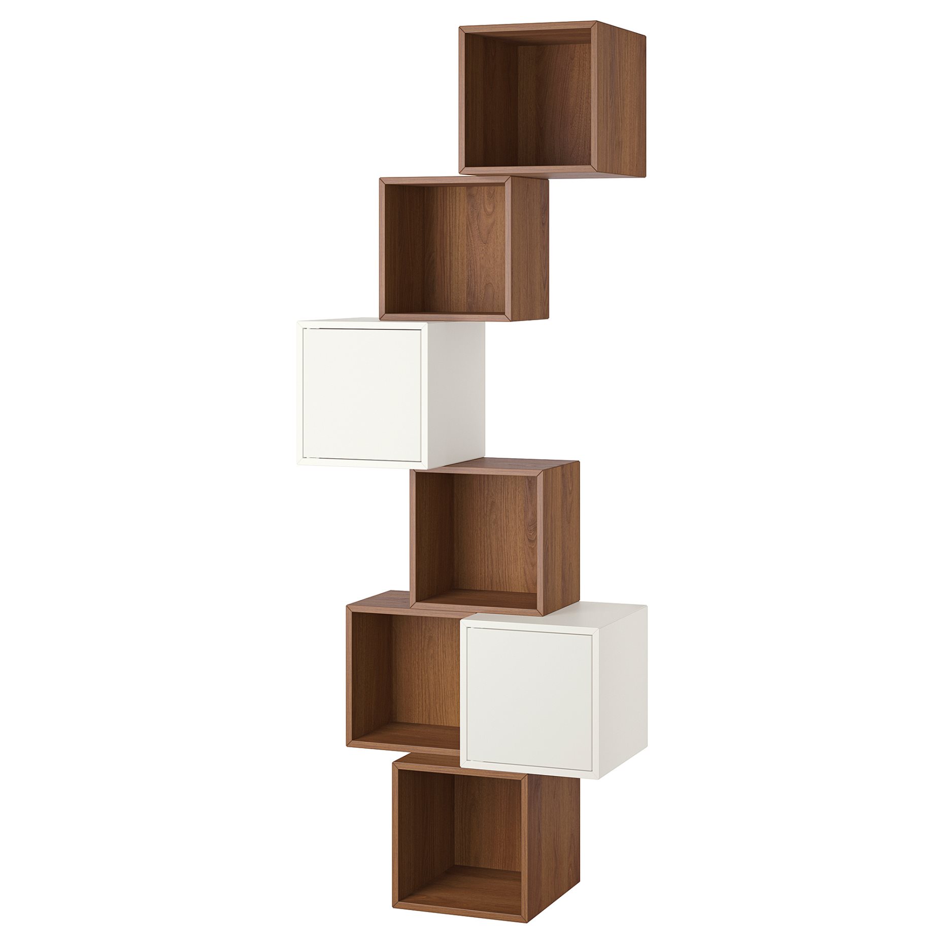 EKET, wall-mounted cabinet combination, 80x35x210 cm, 494.903.23