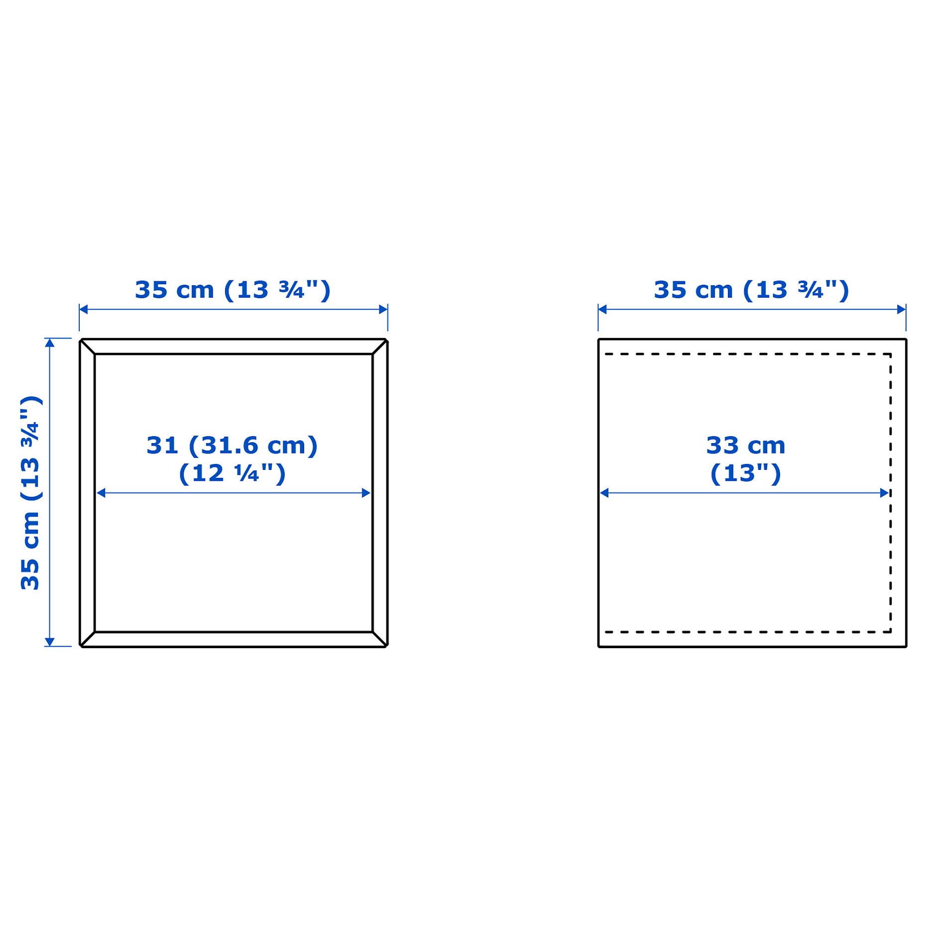 EKET, wall-mounted cabinet combination, 80x35x210 cm, 494.903.23