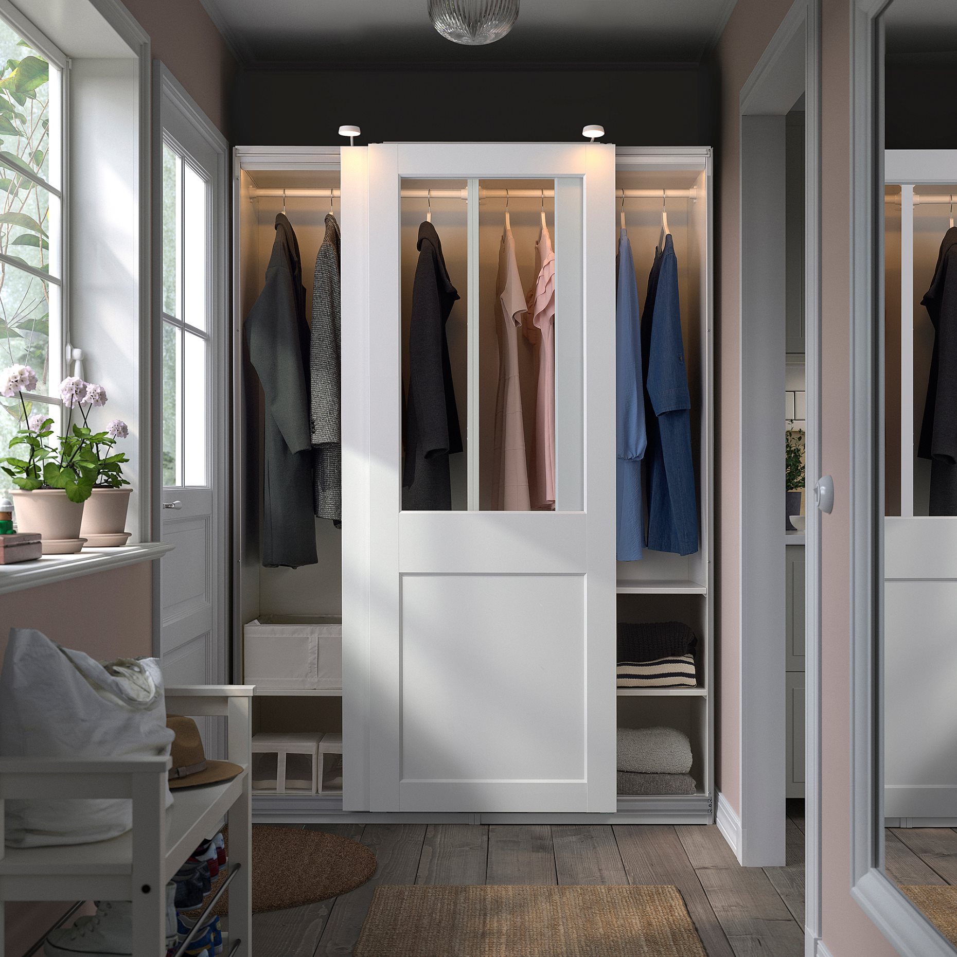 PAX/GRIMO, wardrobe combination, 150x66x201 cm, 495.031.65