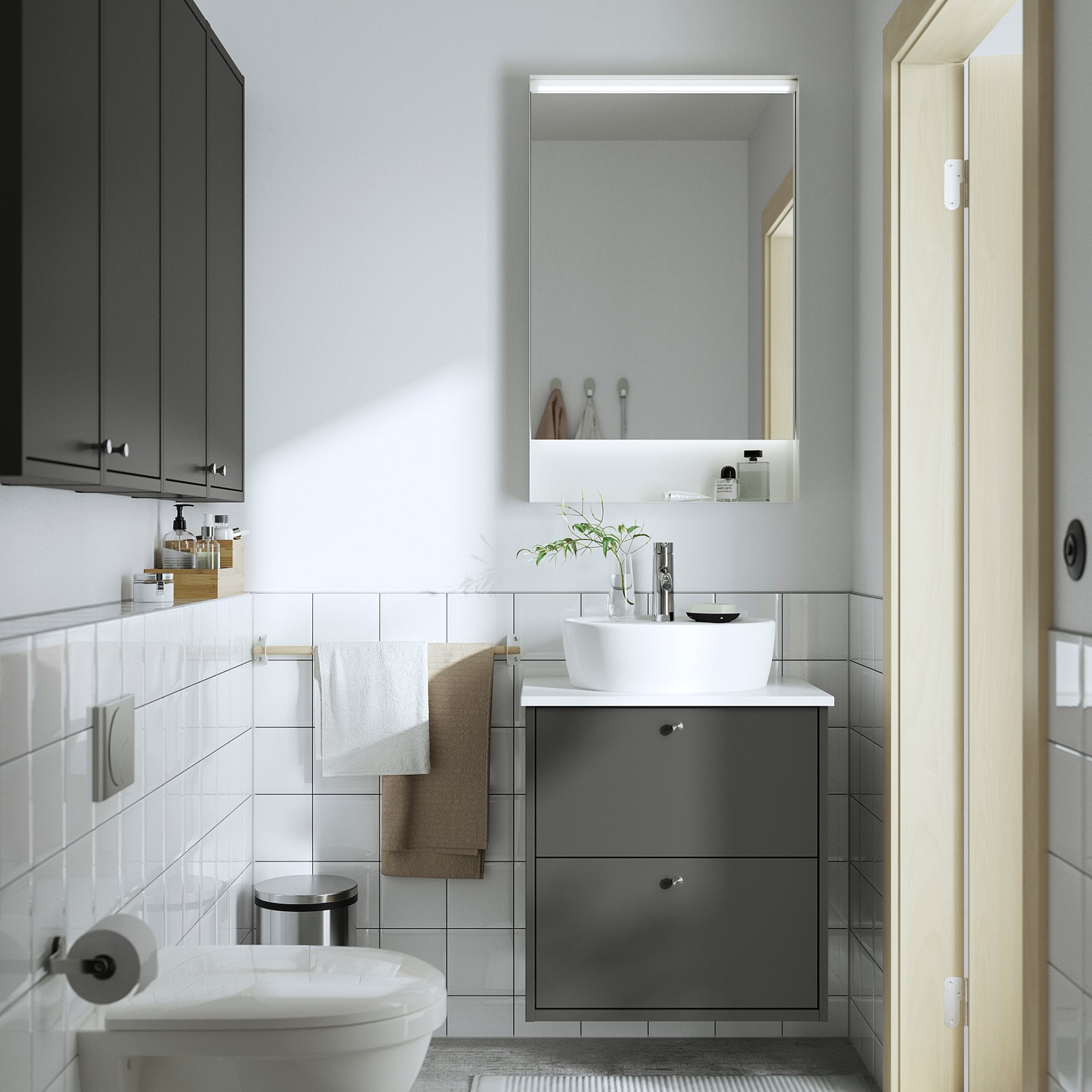 HAVBACK/TORNVIKEN, wash-stand with drawers/wash-basin/tap, 62x49x79 cm, 495.210.46