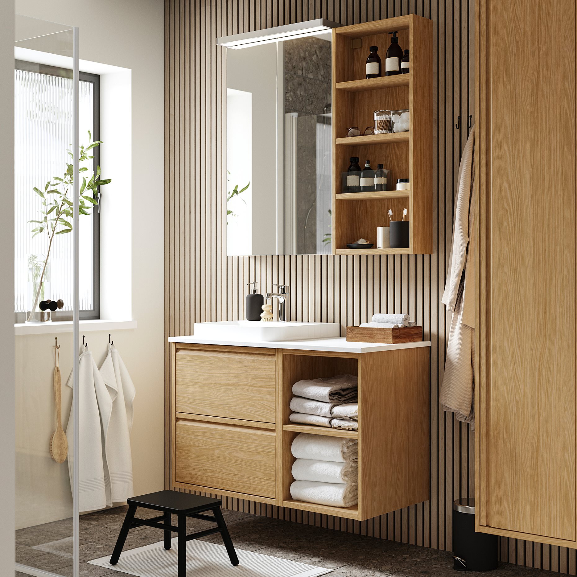 ANGSJON/BACKSJON, wash-stand/wash-basin/tap, 102x49x71 cm, 495.284.44