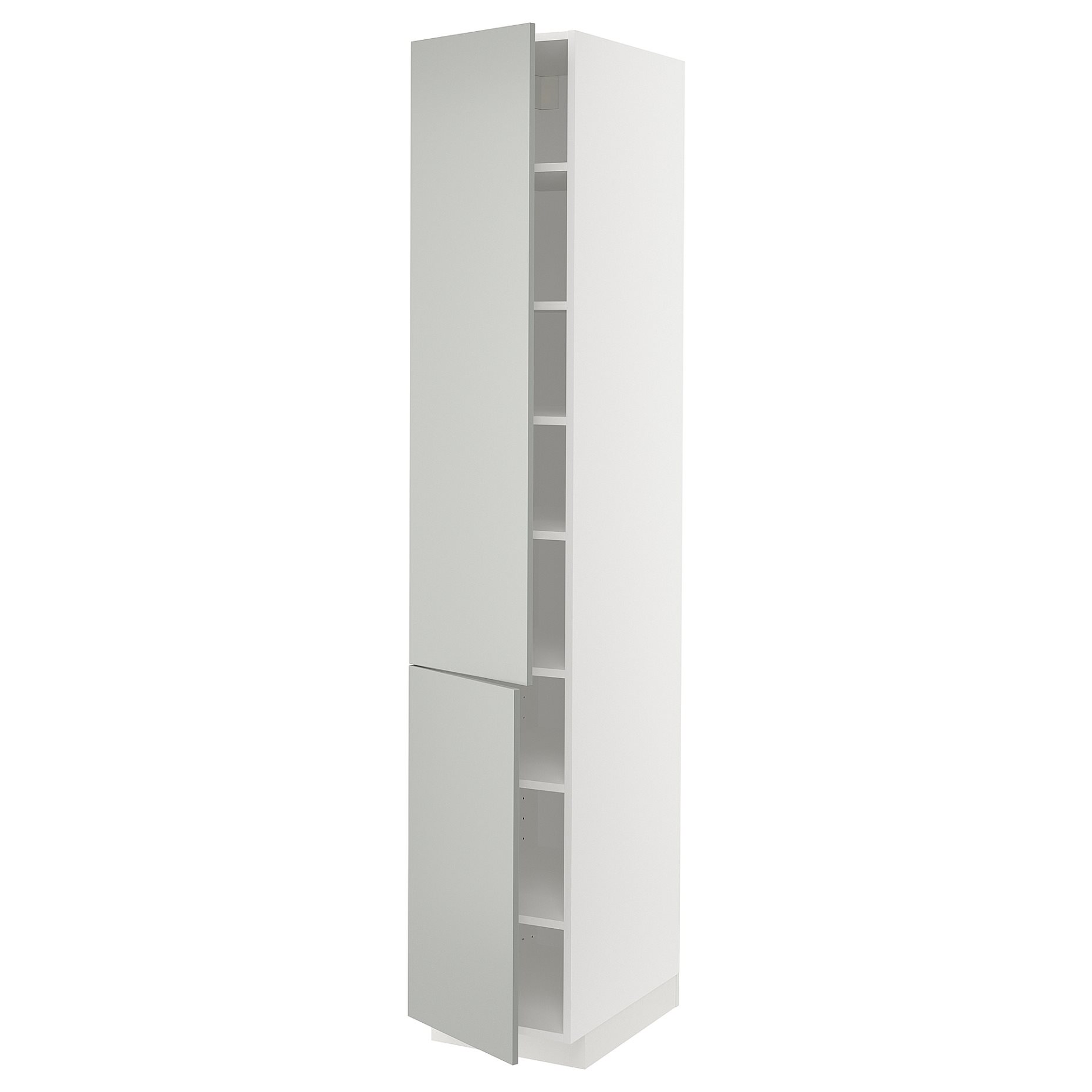 METOD, high cabinet with shelves/2 doors, 40x60x220 cm, 495.384.00