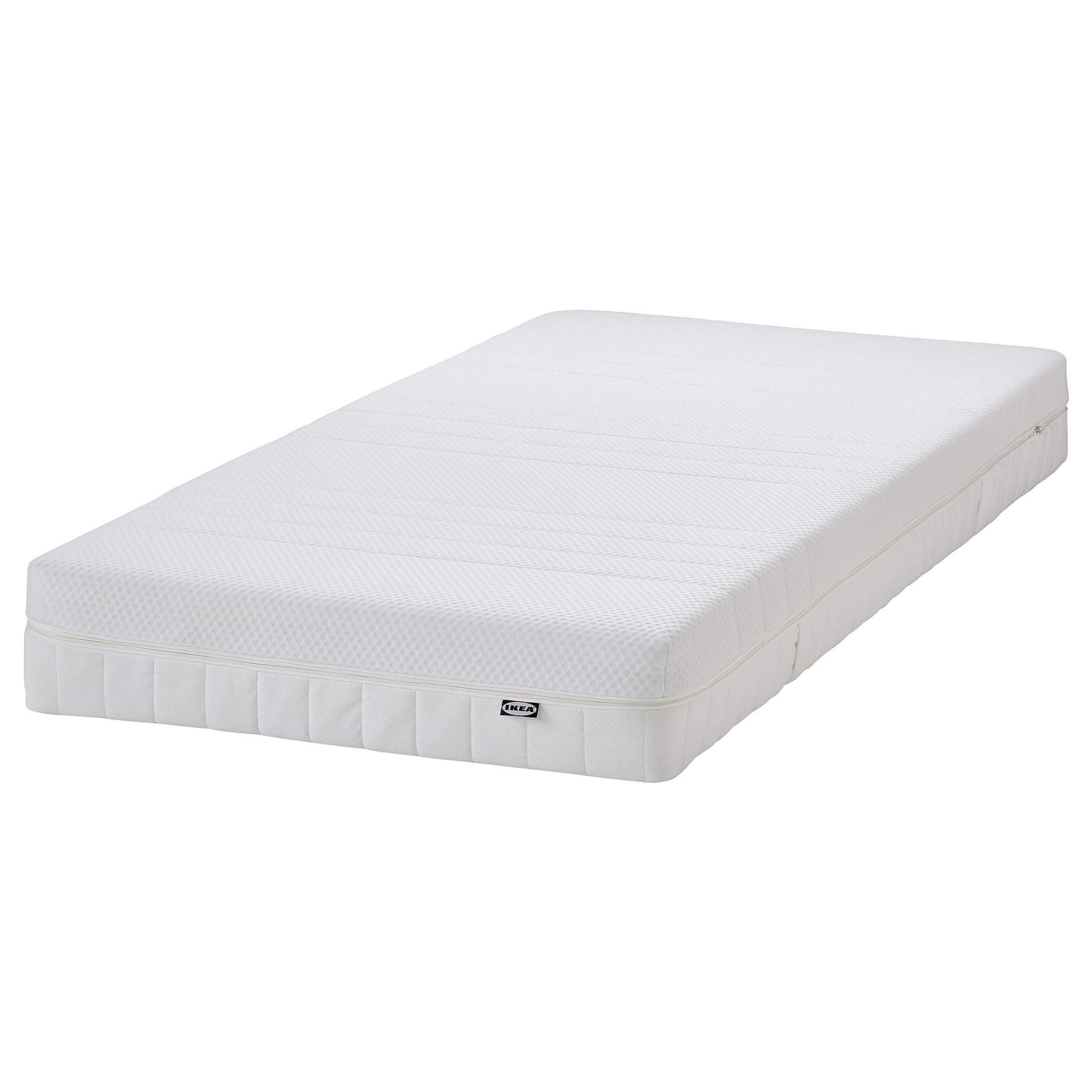 GLAMBERGET, bed frame with storage and mattress, 90x200 cm, 495.684.92