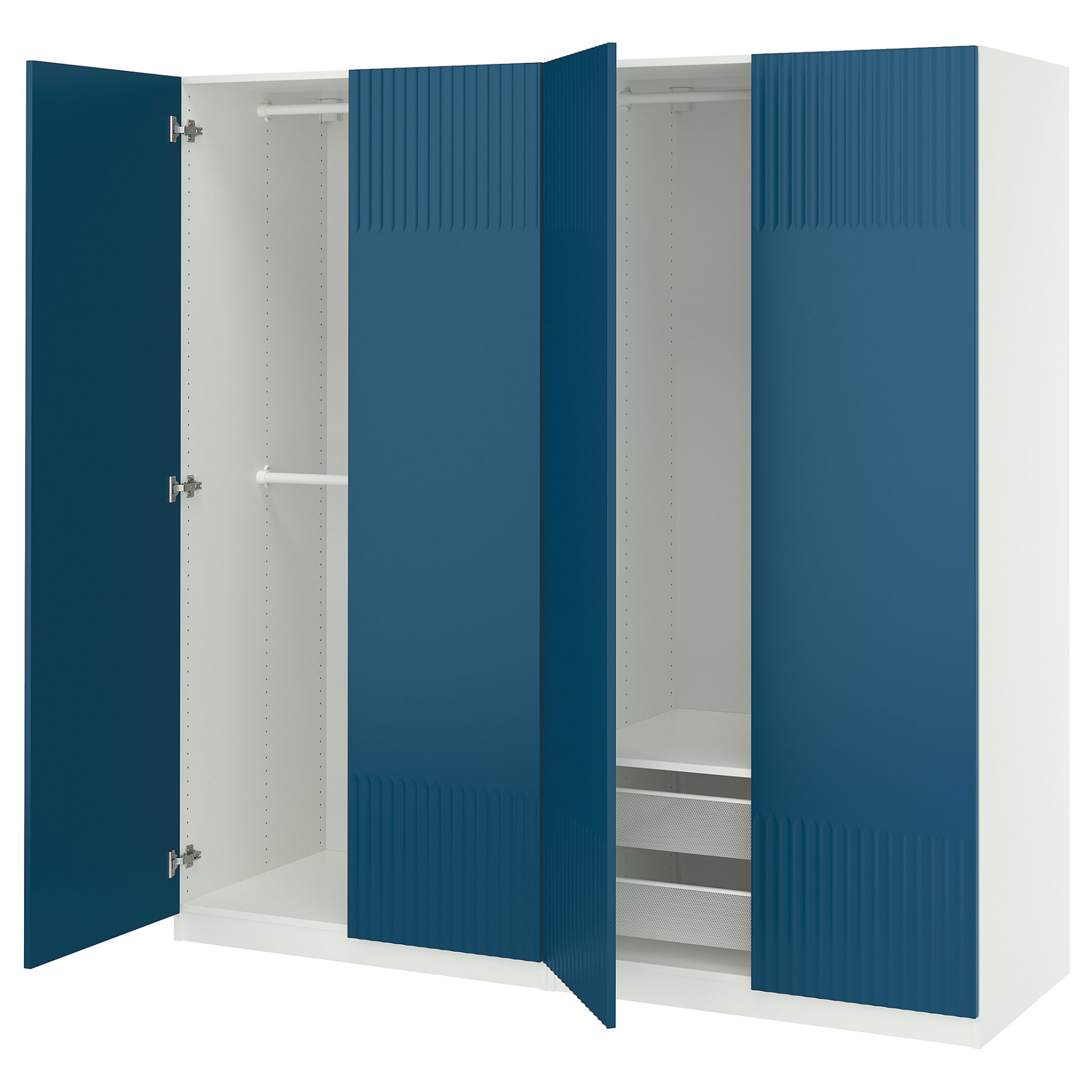 PAX/FYRUDDEN, wardrobe combination, 200x60x201 cm, 495.817.09