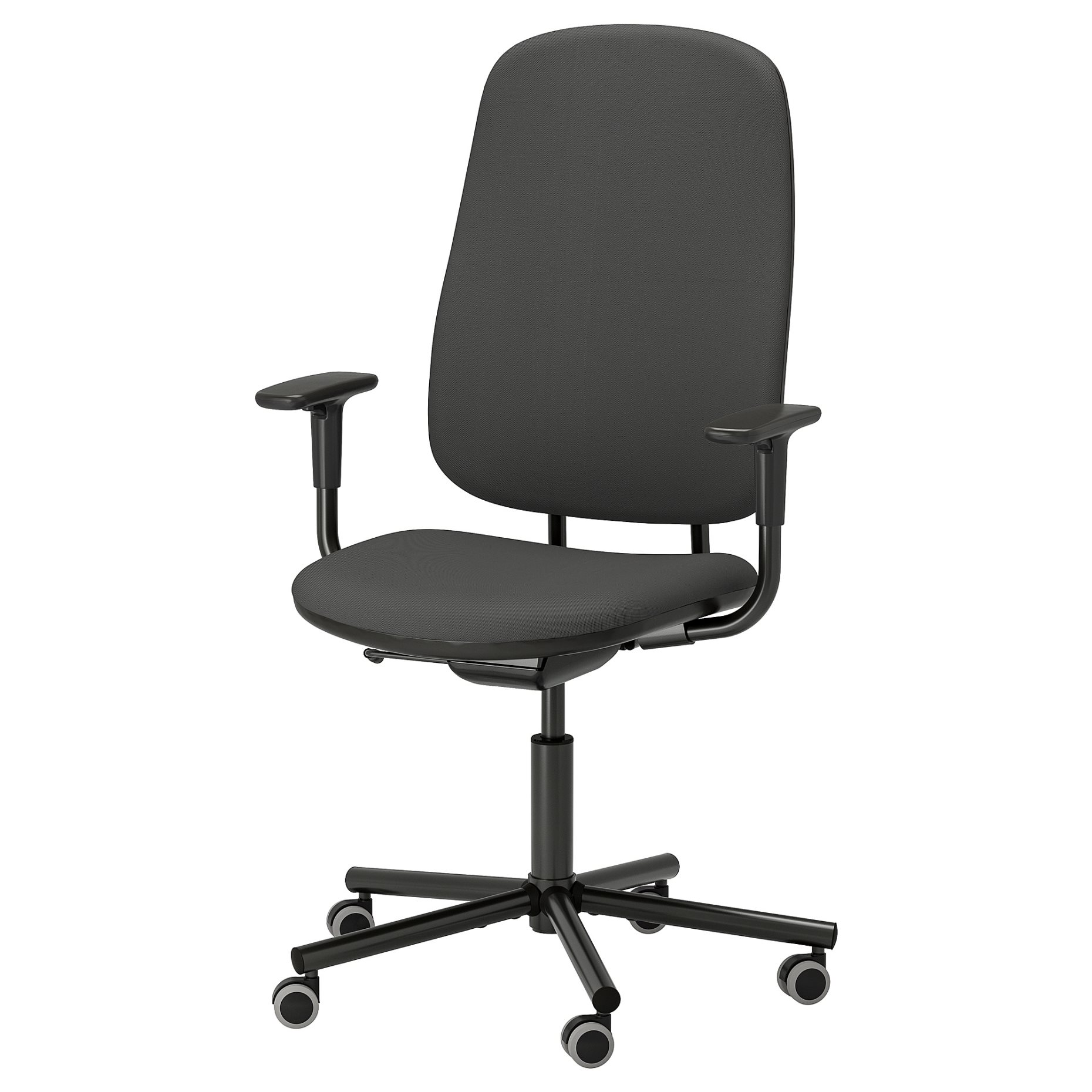 MULLSJÖ/SMÖRKUL, desk and chair, 496.031.55