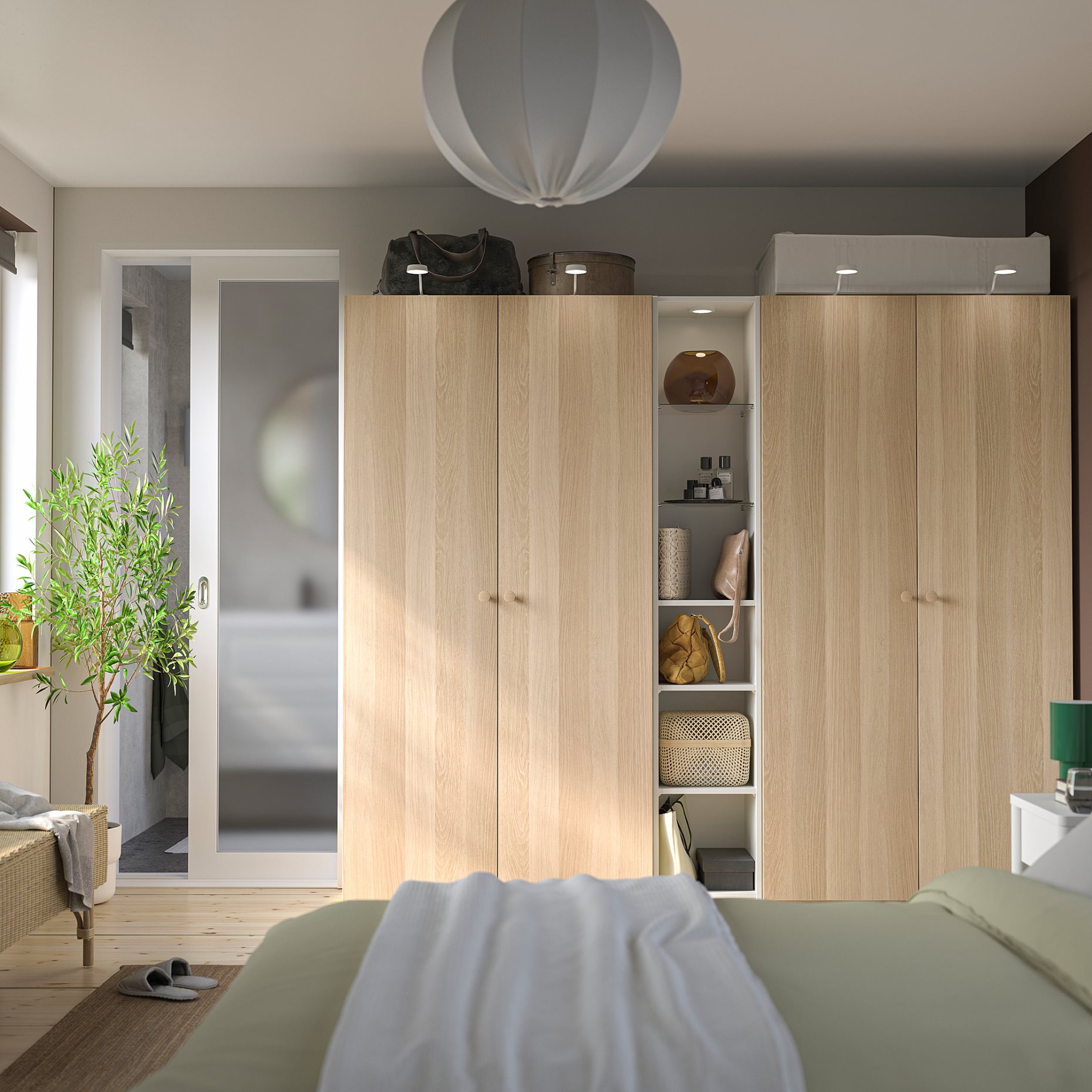 PAX/FORSAND, wardrobe combination, 200x60x201 cm, 496.073.61
