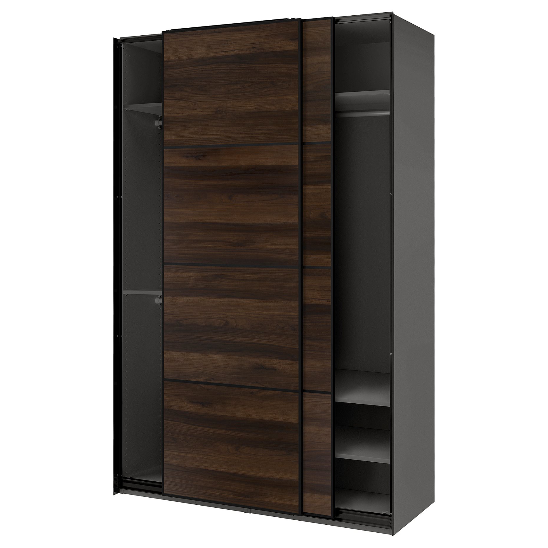 PAX, wardrobe with sliding doors, 150x66x236 cm, 496.088.22