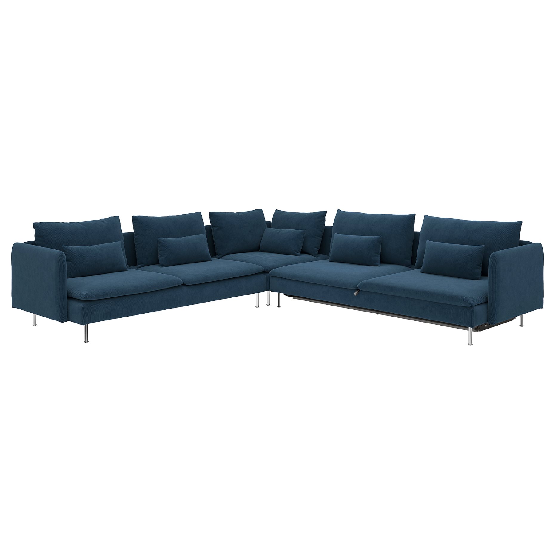SÖDERHAMN, corner sofa-bed, 6-seat, 496.213.95
