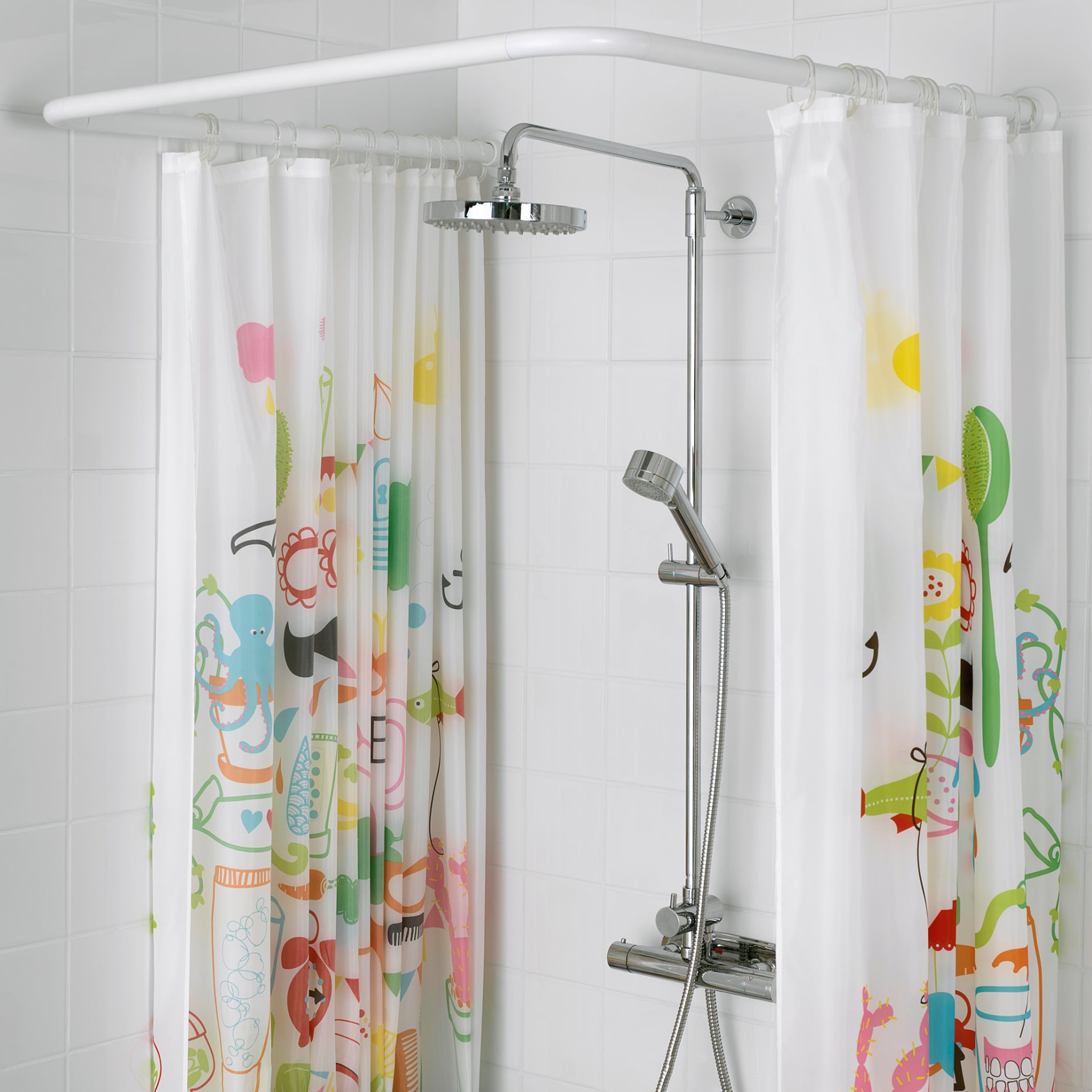 VIKARN, shower curtain rod, 503.060.17