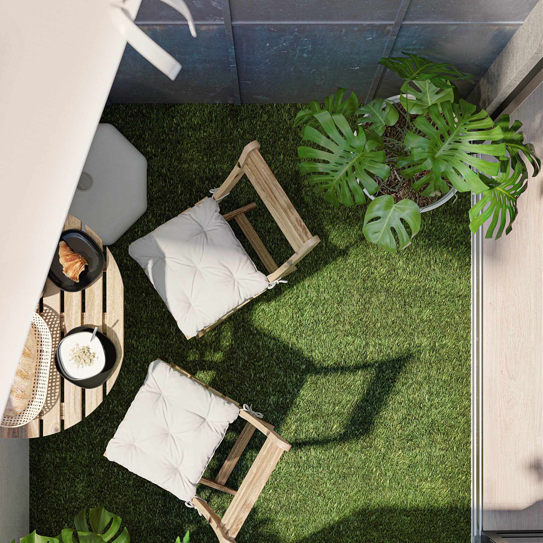 RUNNEN, επένδυση δαπέδου εξωτερικού χώρου, 9 τεμ., 503.131.31