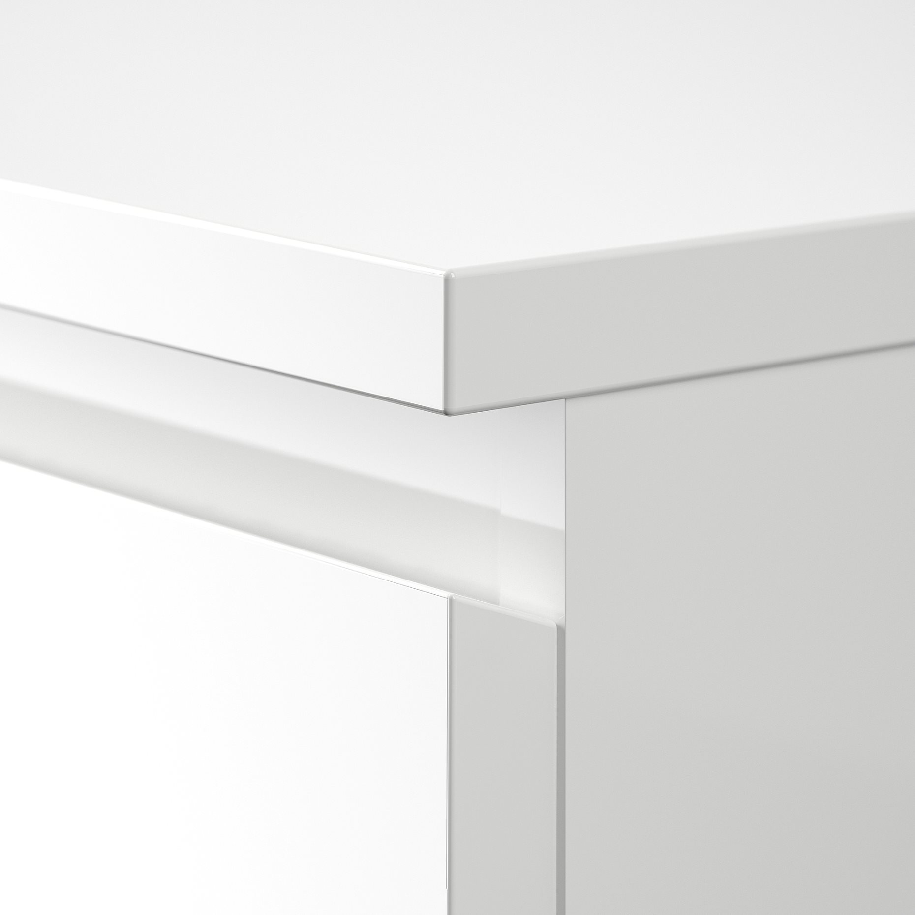 MALM, chest of 2 drawers/high-gloss, 40x55 cm, 503.365.52