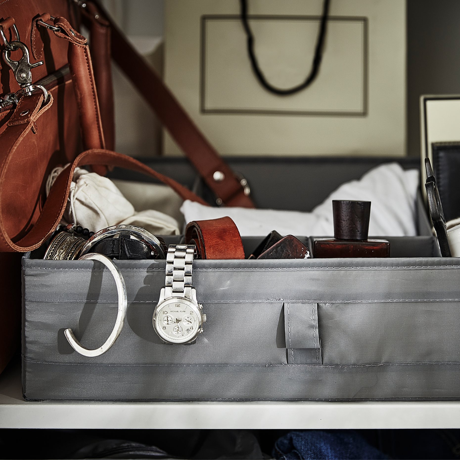 SKUBB, box with compartments, 44x34x11 cm, 504.000.05