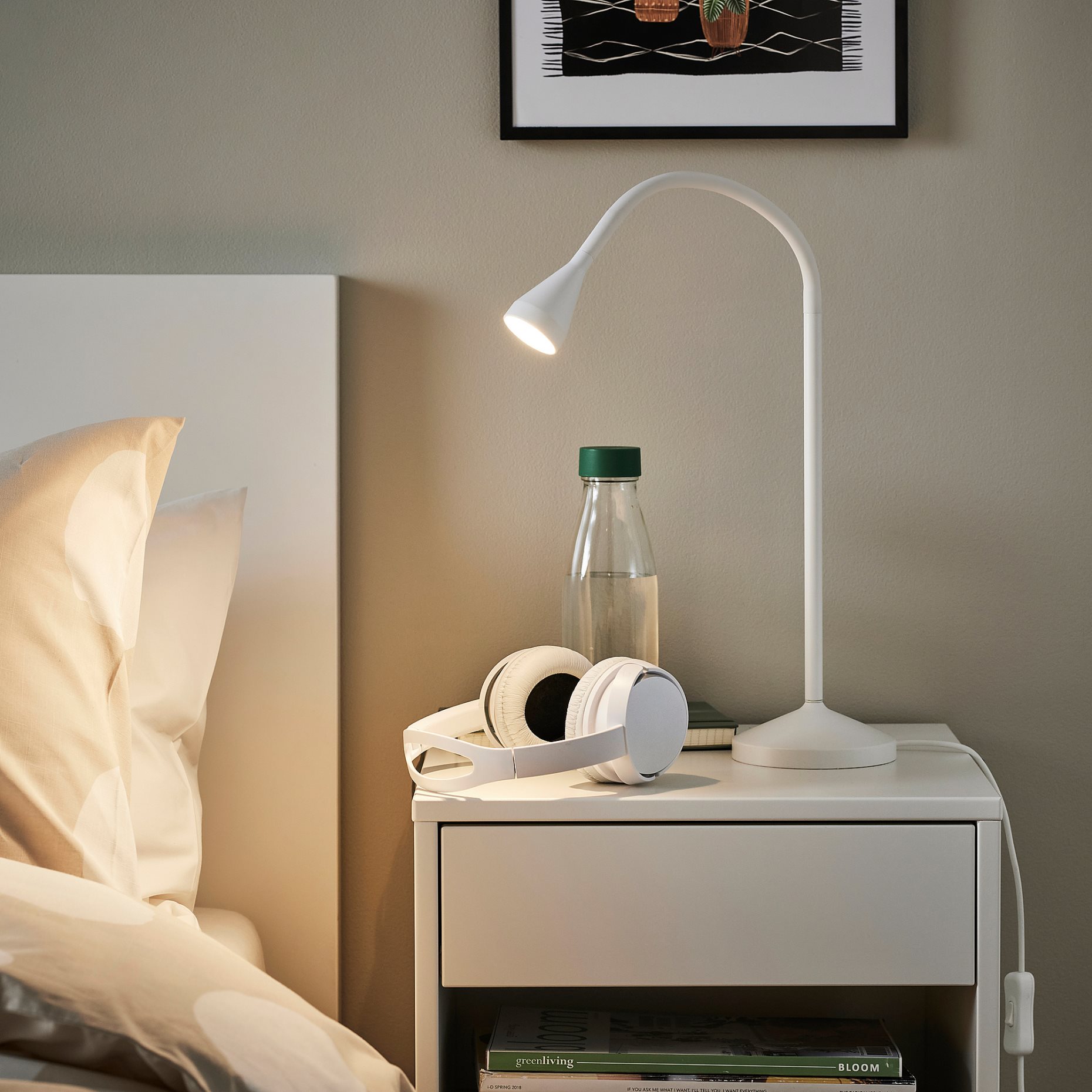 NÄVLINGE, work lamp  with built-in LED light source, 504.049.18
