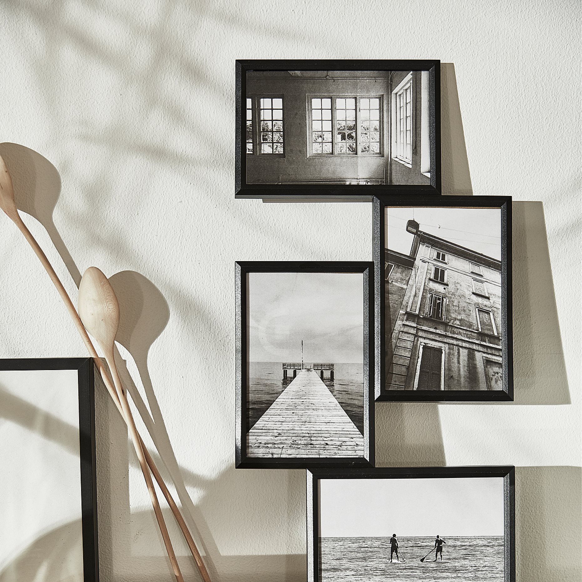 YLLEVAD, collage frame for 4 photos, 21x41 cm, 504.297.68