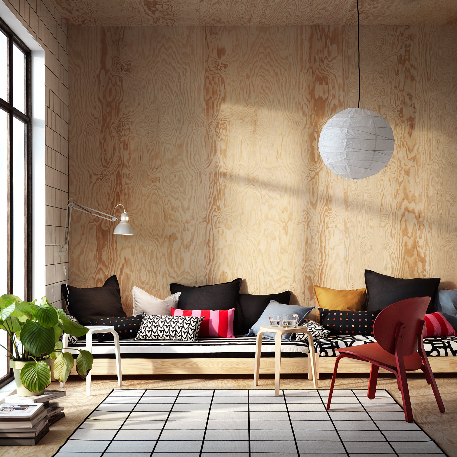 SVALLERUP, rug flatwoven/in/outdoor, 200x200 cm, 504.352.17