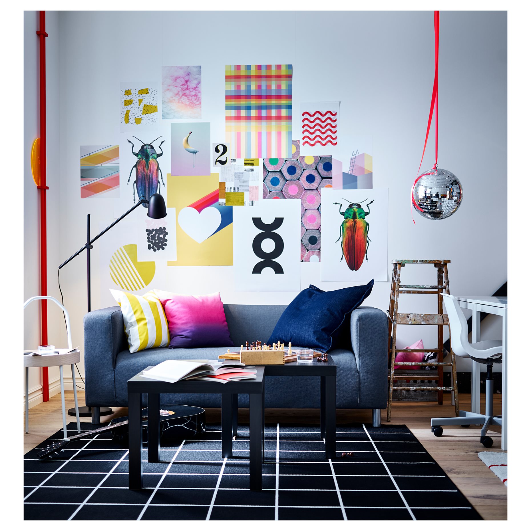 SVALLERUP, rug flatwoven/in/outdoor, 200x200 cm, 504.352.17