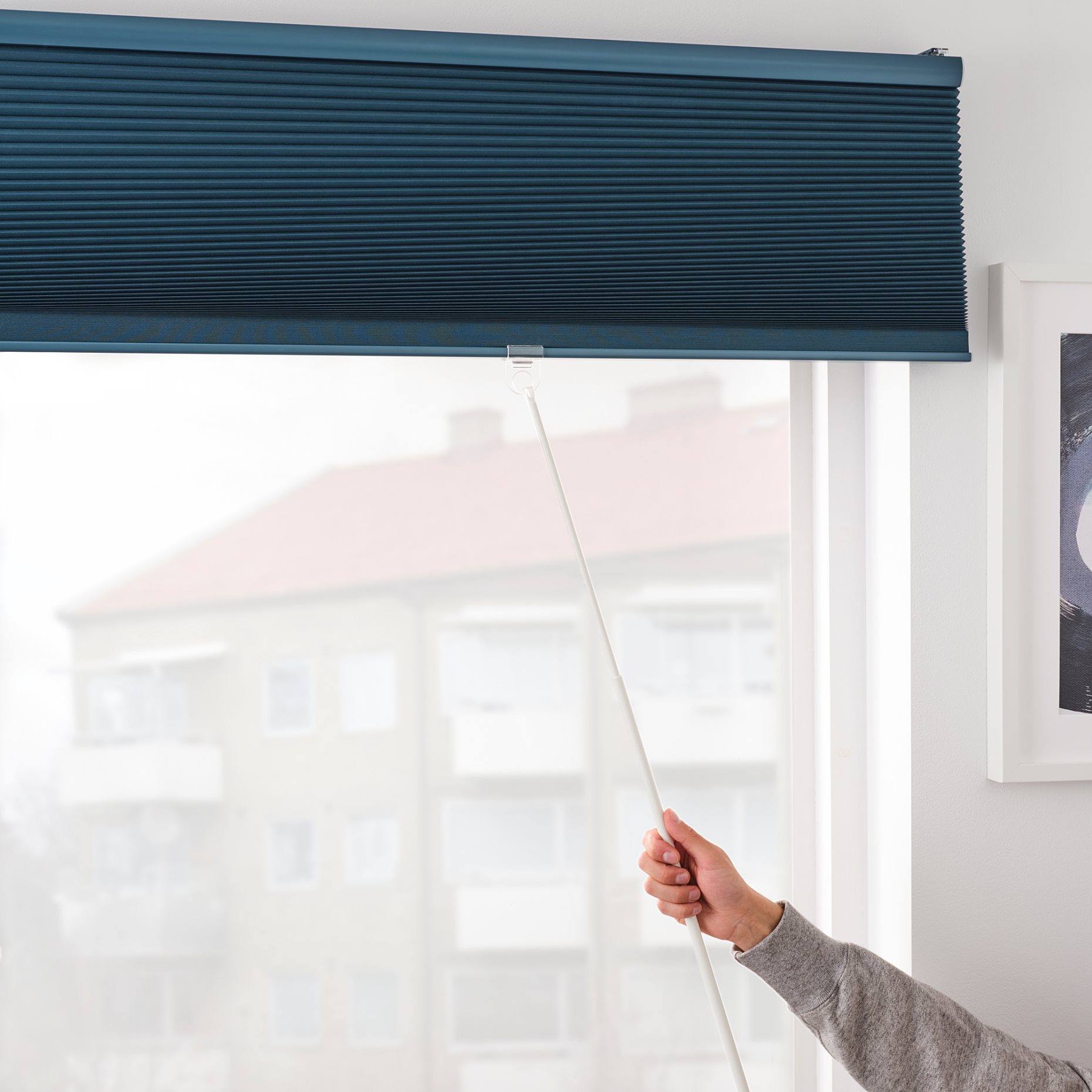 HOPPVALS, στόρι μερικής συσκότισης, κυψελοειδές, 504.510.28