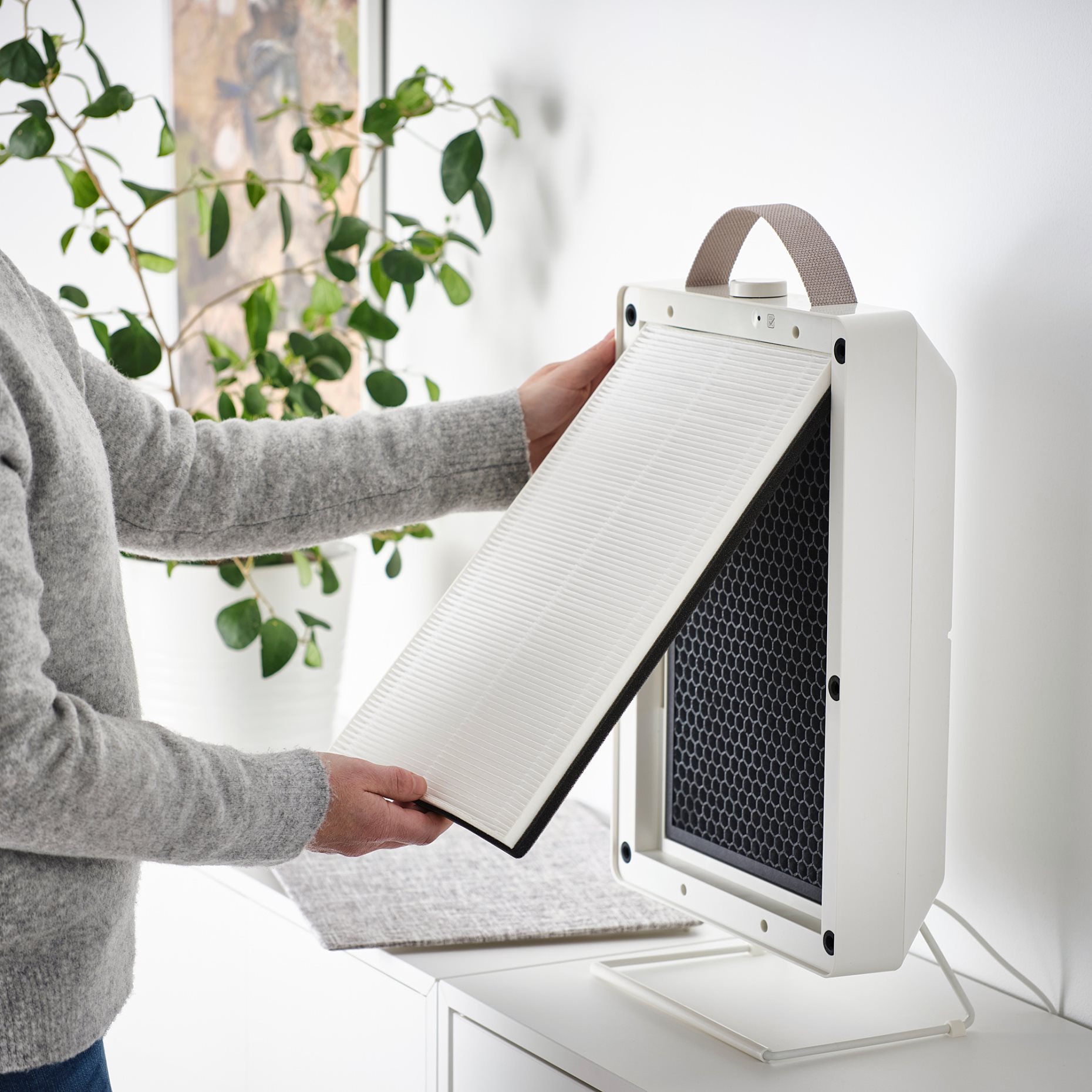 FÖRNUFTIG, air purifier, 31x45 cm, 504.619.37