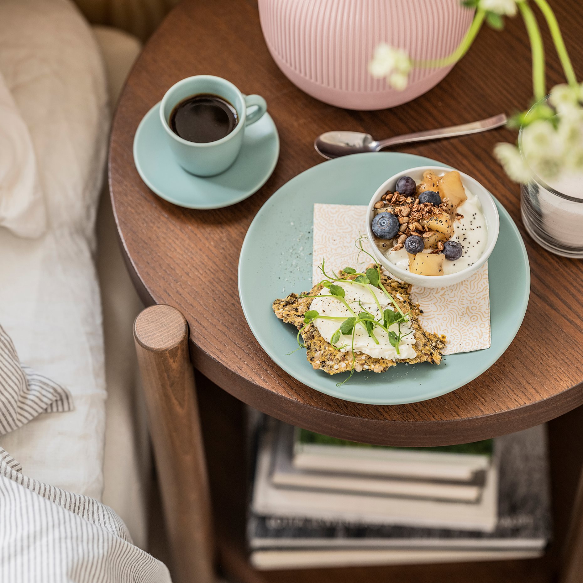 FÄRGKLAR, φλιτζάνι και πιατάκι/ματ 4 τεμ. 7 cl, 504.818.22