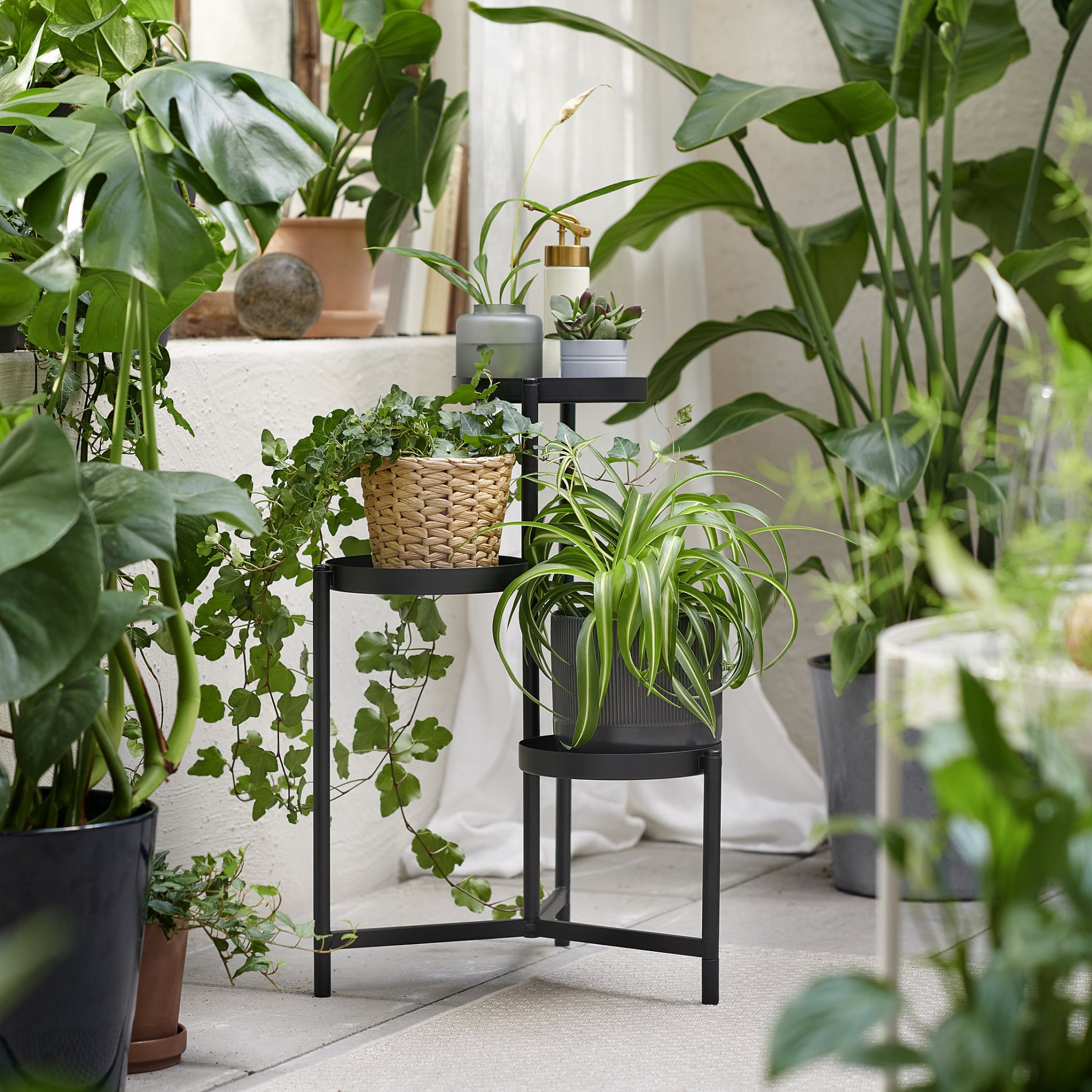 OLIVBLAD, plant stand in/outdoor, 58 cm, 504.866.50