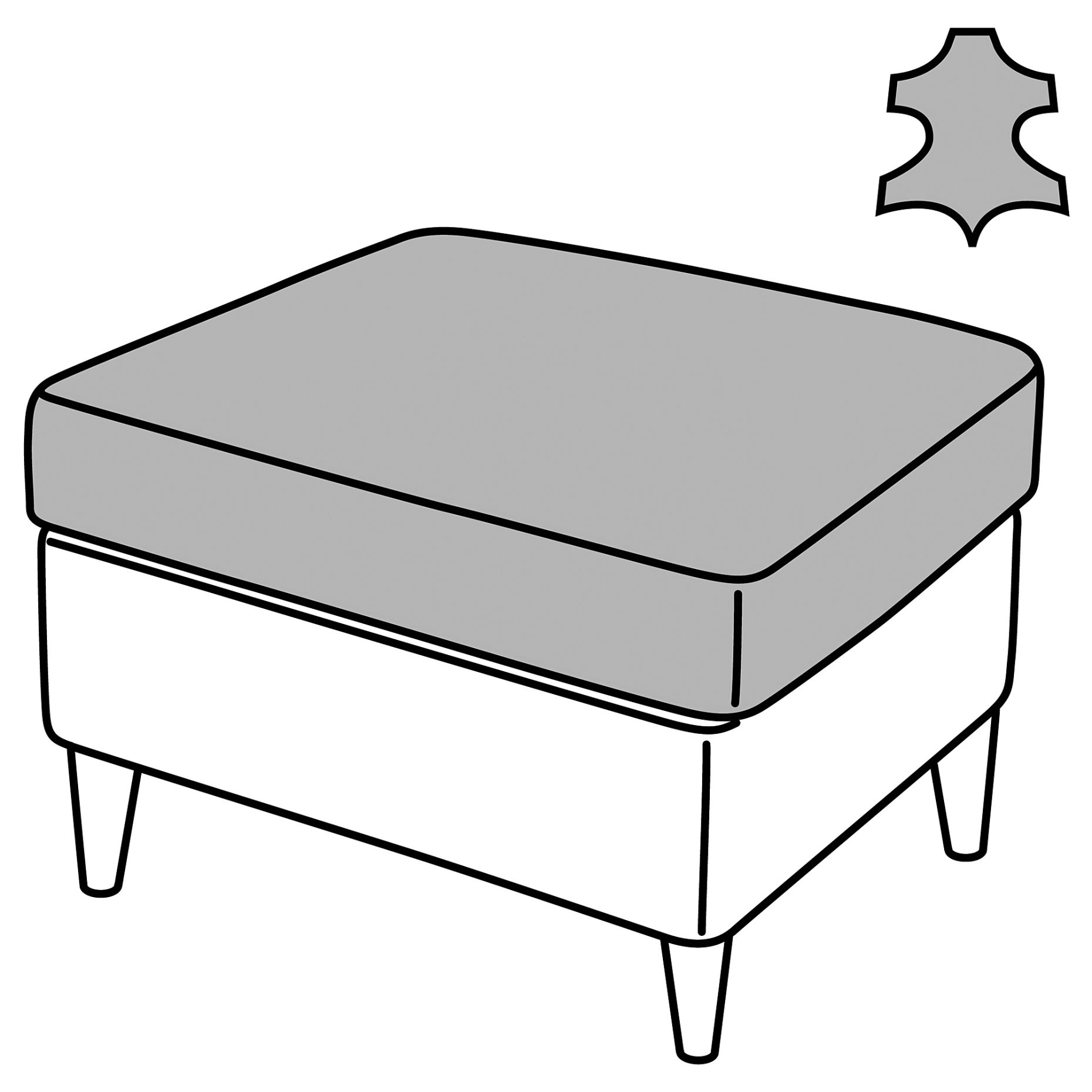 STRANDMON, footstool, 504.946.26