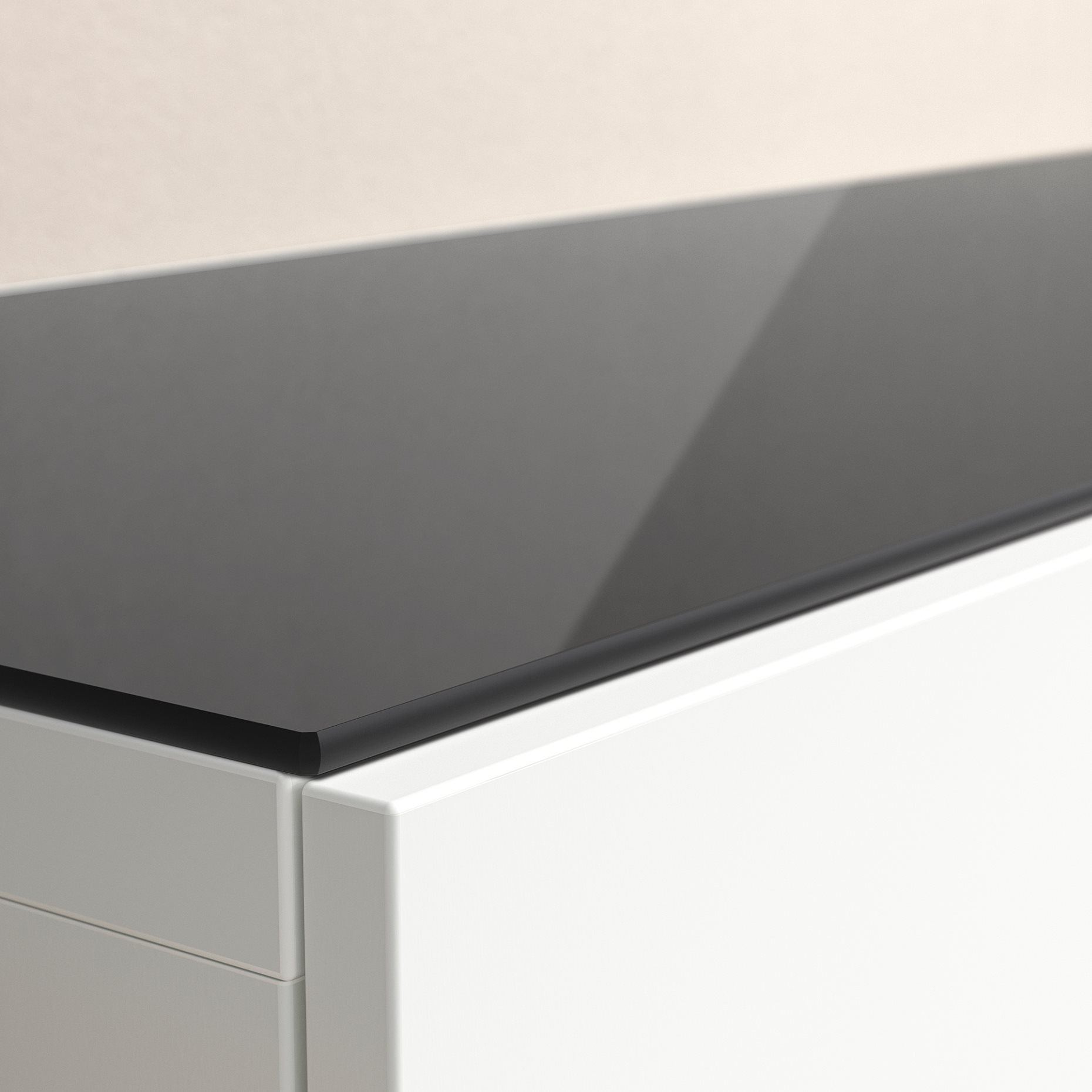 BESTÅ, άνω επιφάνεια/γυαλί, 180x40 cm, 504.963.19