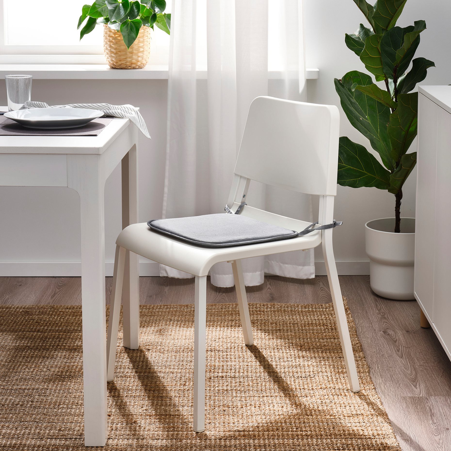 ASKNÄTFJÄRIL, chair pad, 36x36x1.5 cm, 505.073.27