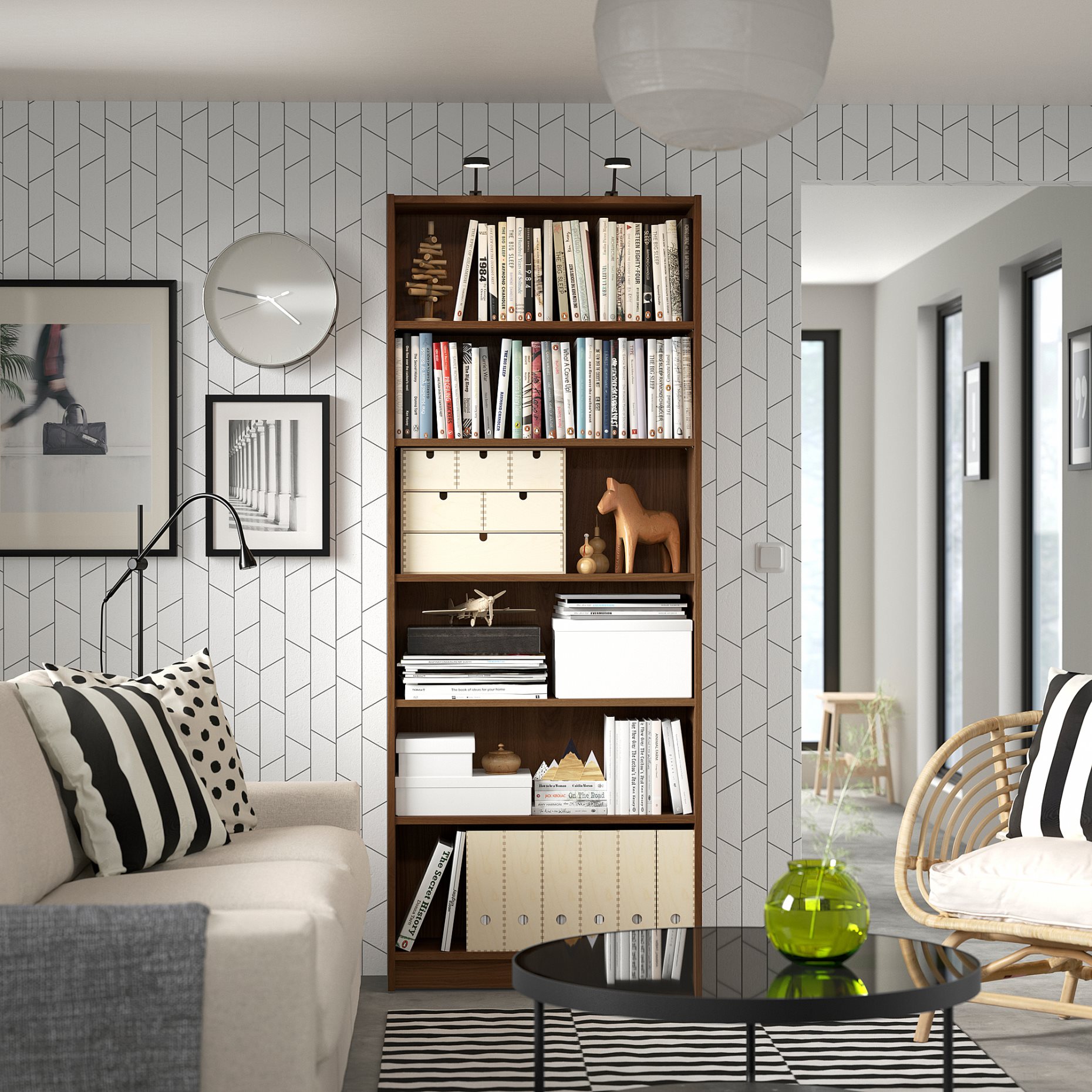 BILLY, βιβλιοθήκη, 80x28x202 cm, 505.086.52