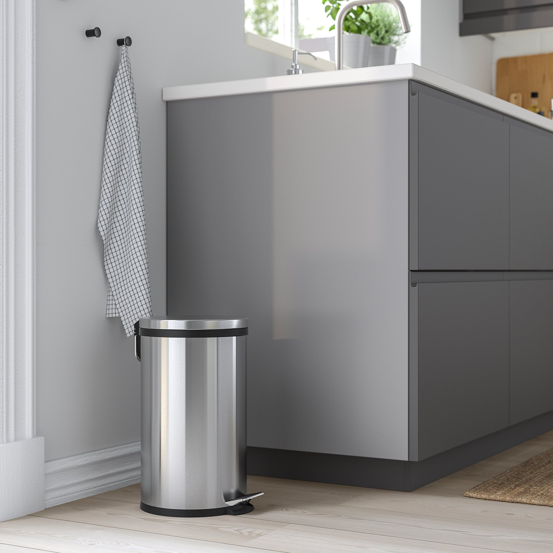 SNÖRPA, pedal bin, 12 l, 505.112.11
