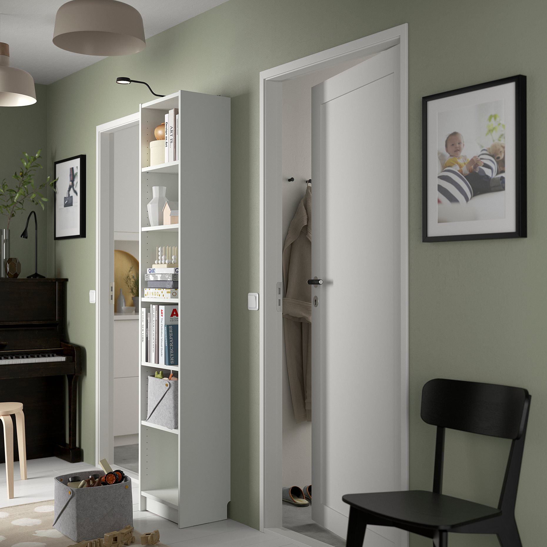 BILLY, bookcase, 40x28x202 cm, 505.220.40