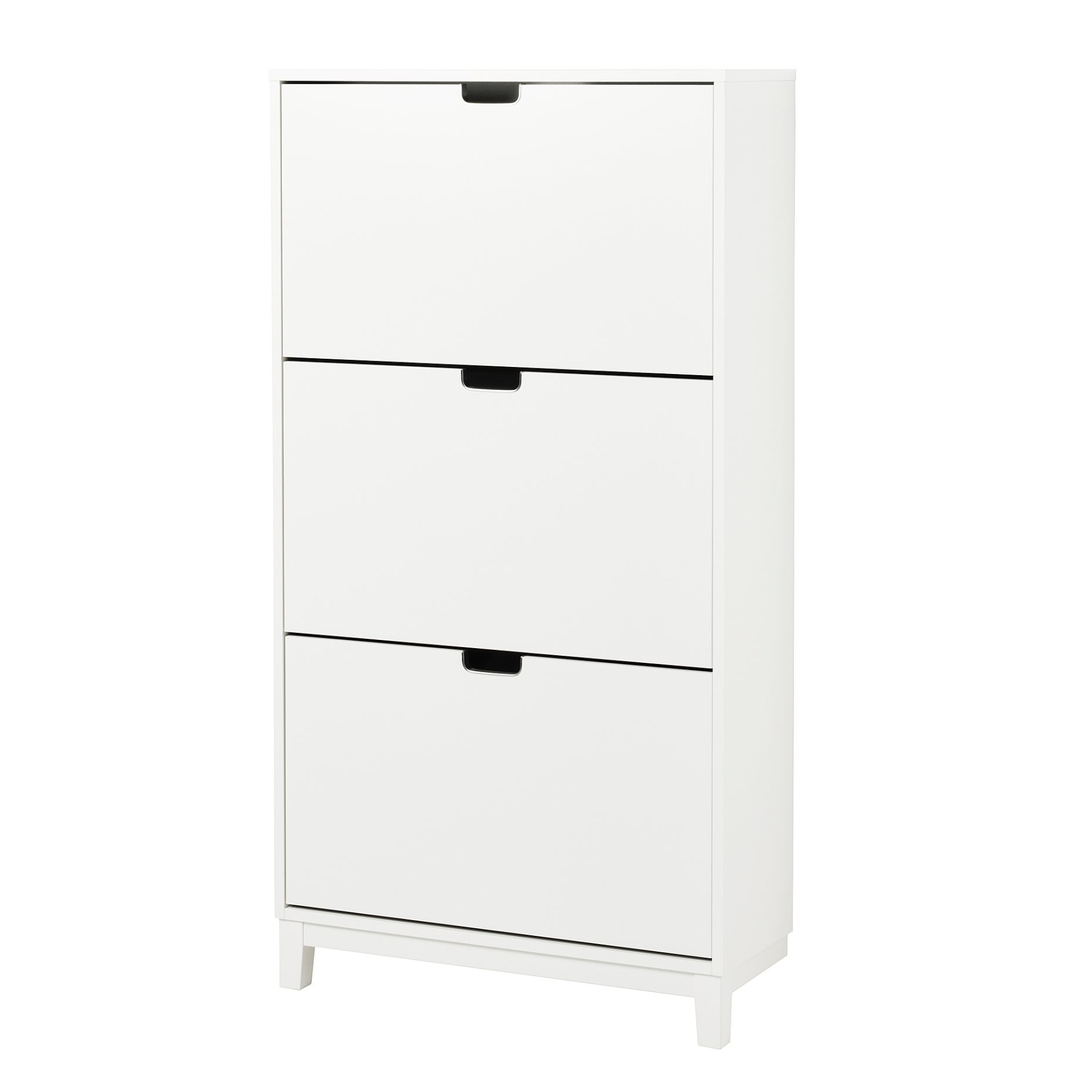 STÄLL, shoe cabinet with 3 compartments, 79x29x148 cm, 505.302.62