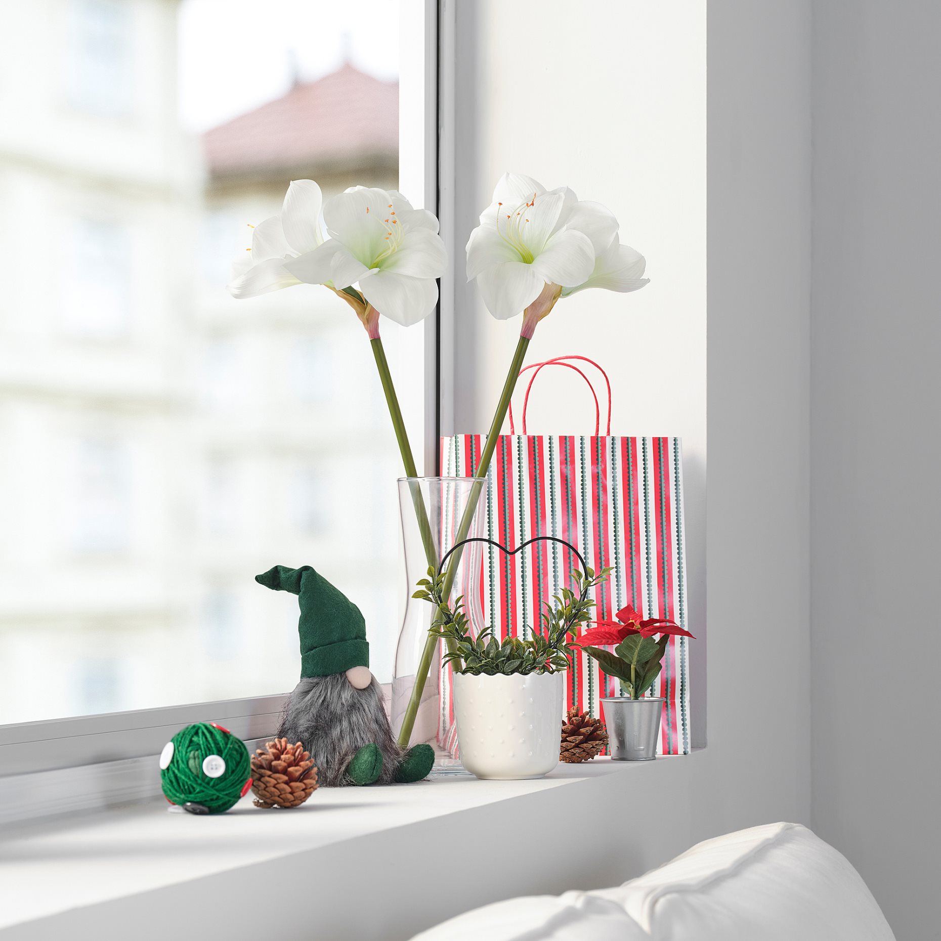 VINTERFINT, artificial flower/in/outdoor/Amaryllis, 60 cm, 505.621.54