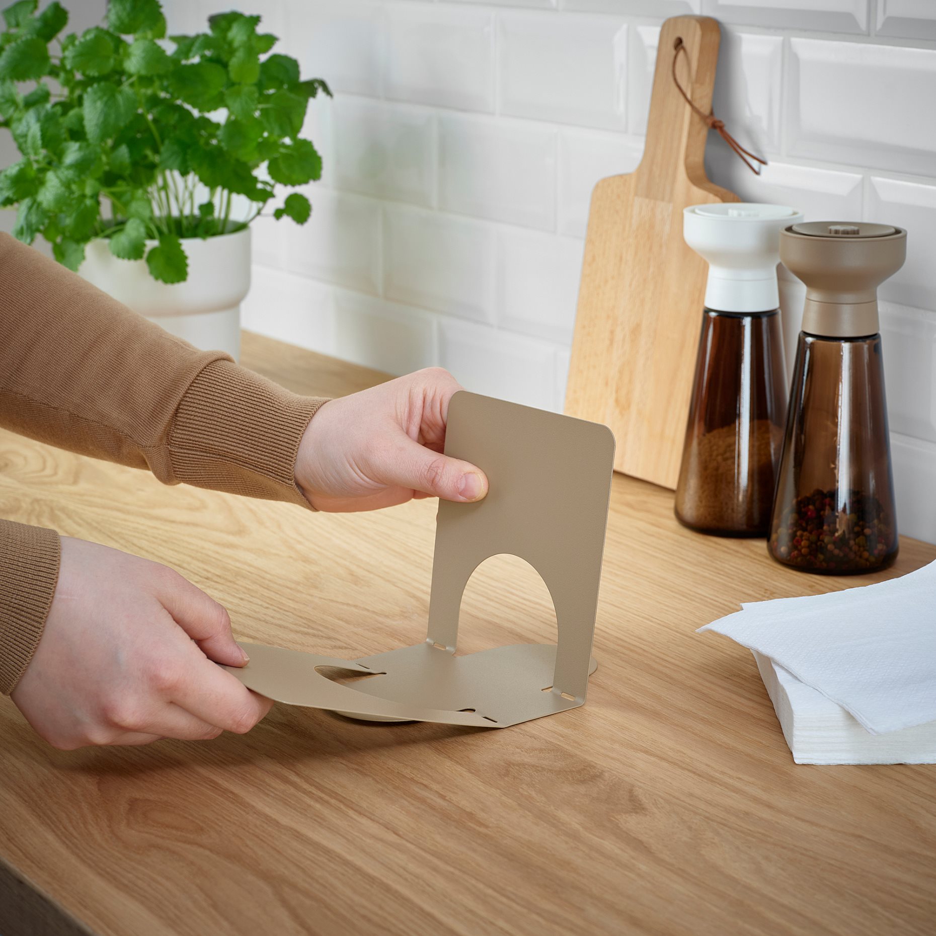 SKOGSRÖR, napkin holder, 13x12 cm, 505.751.56