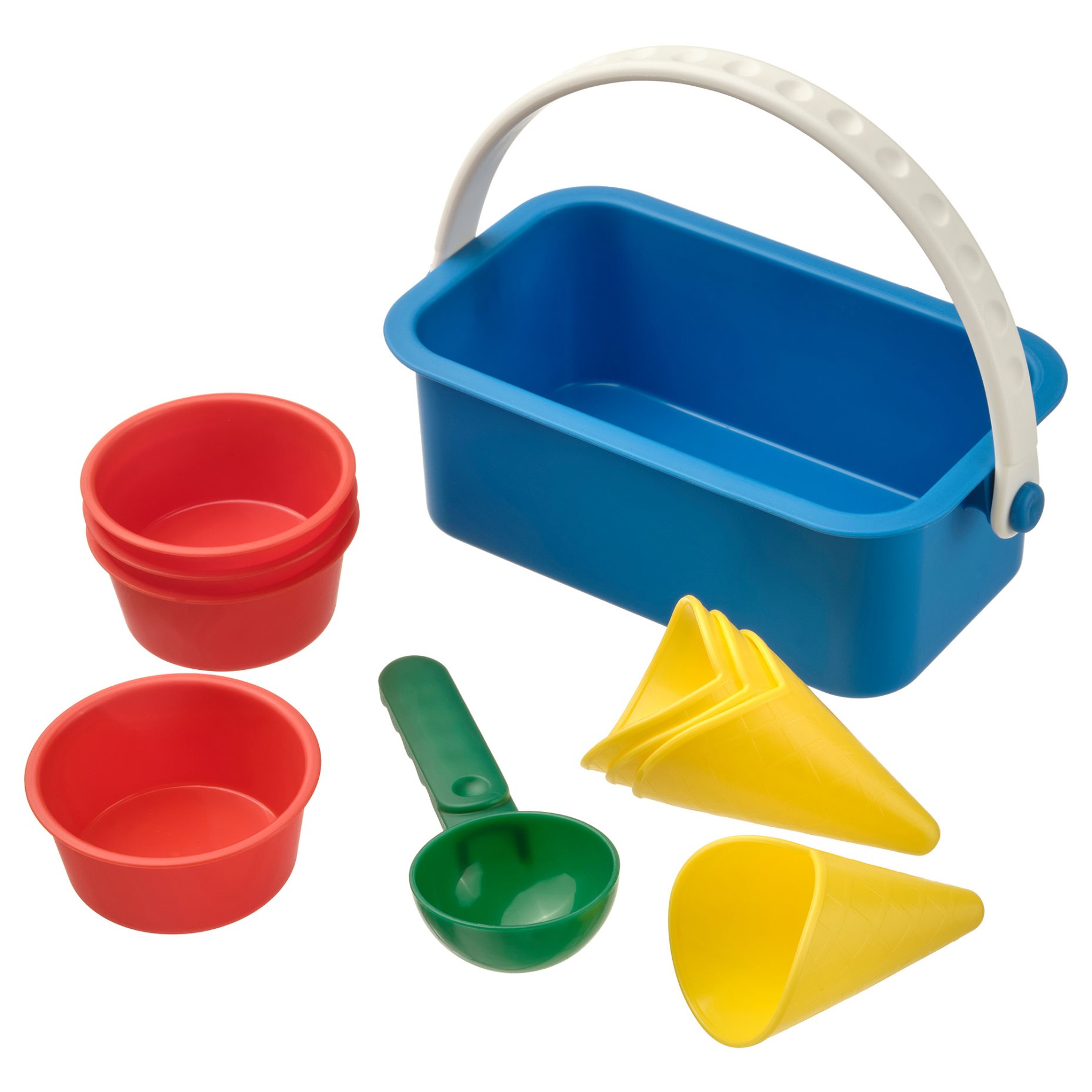 SANDIG, 10-piece sand ice-cream set, 505.776.74