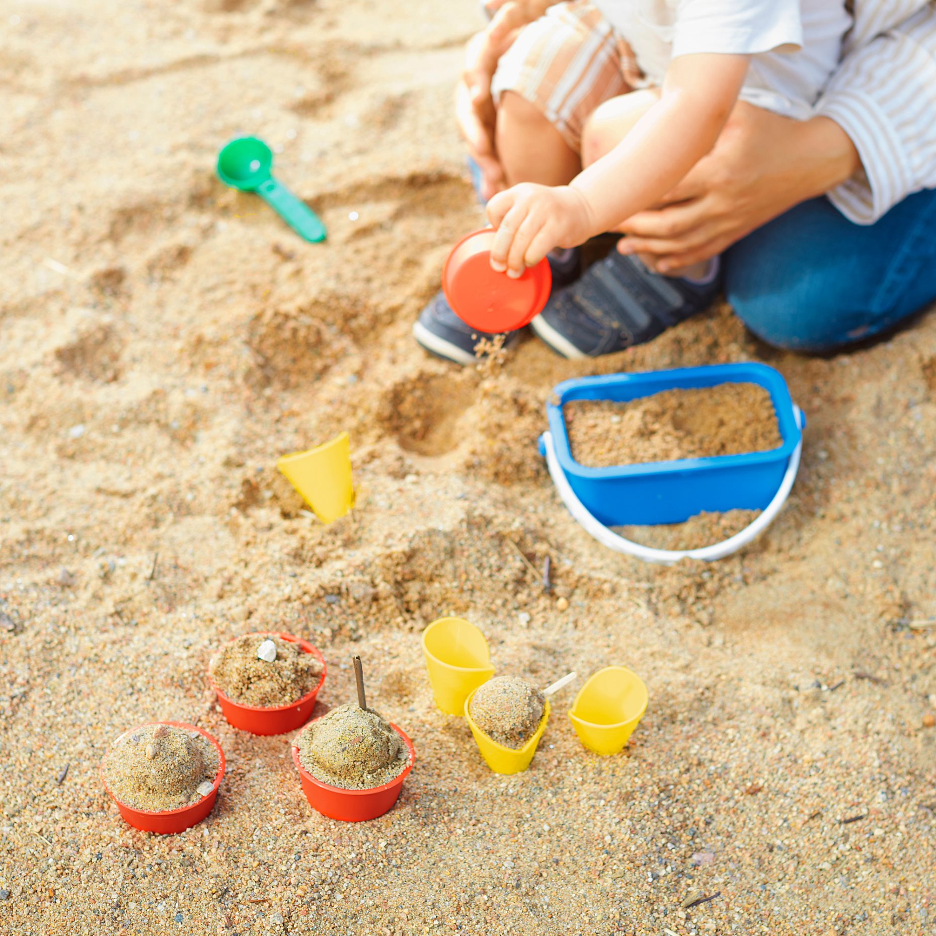 SANDIG, 10-piece sand ice-cream set, 505.776.74