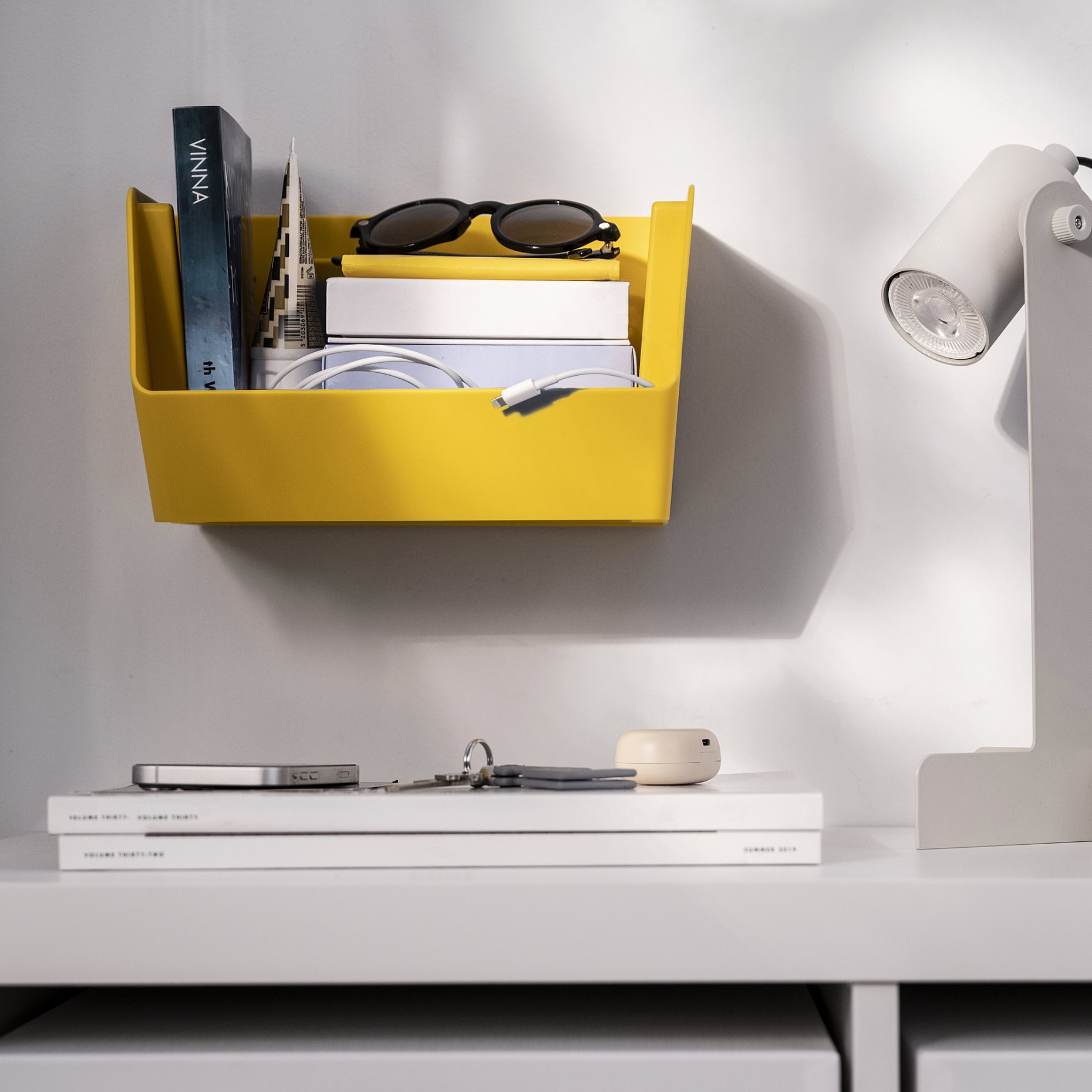 FODERTRÅG, organiser for desk/wall, 25x18x15 cm, 505.907.60