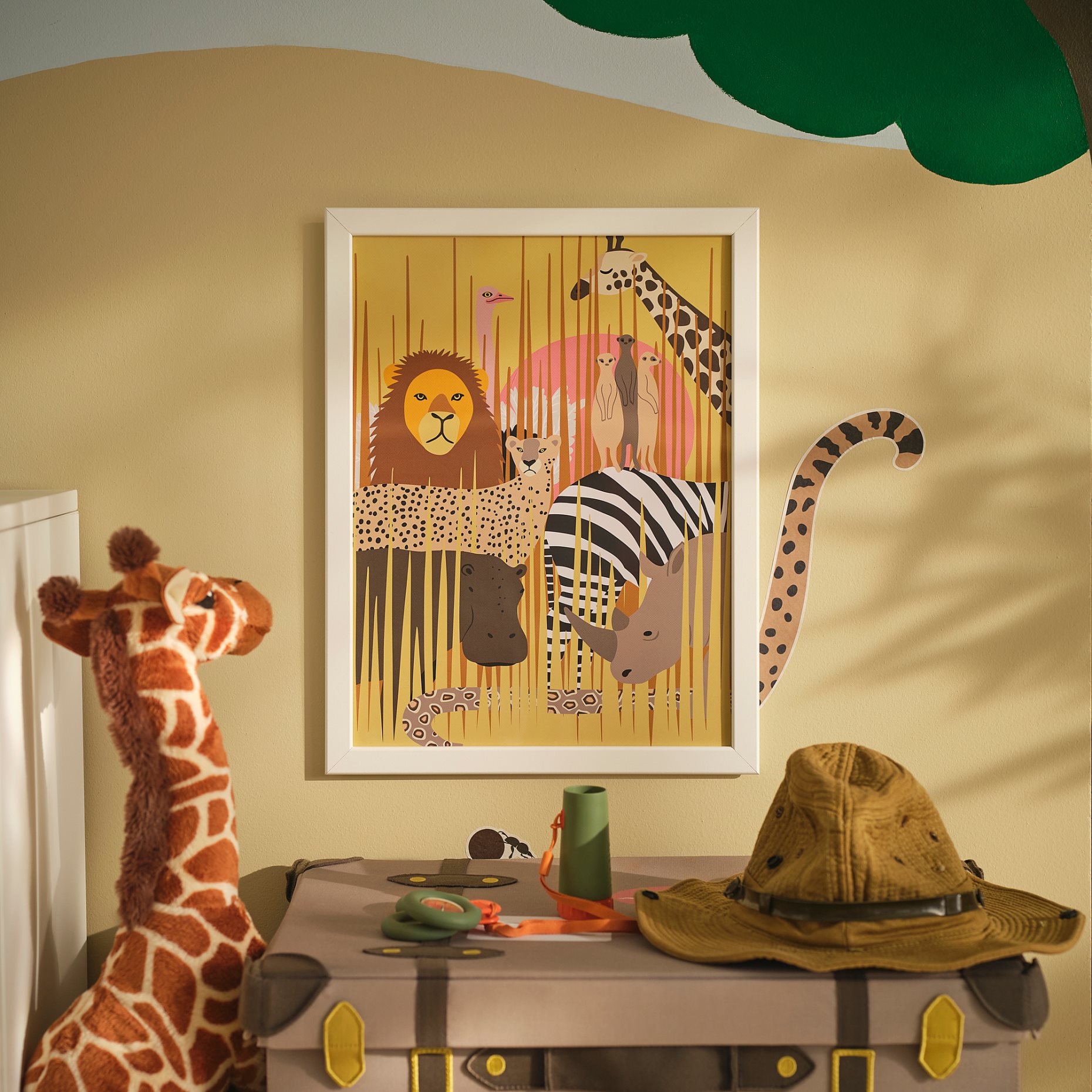 SANDLÖPARE, poster/animals on the savannah, 30x40 cm, 506.019.09