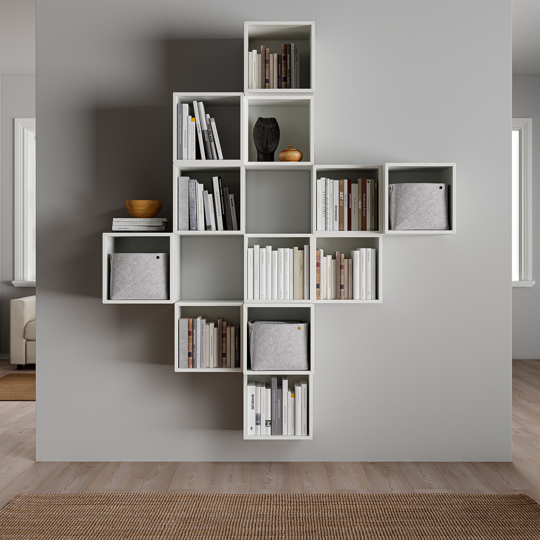 EKET, wall-mounted cabinet combination, 591.890.33