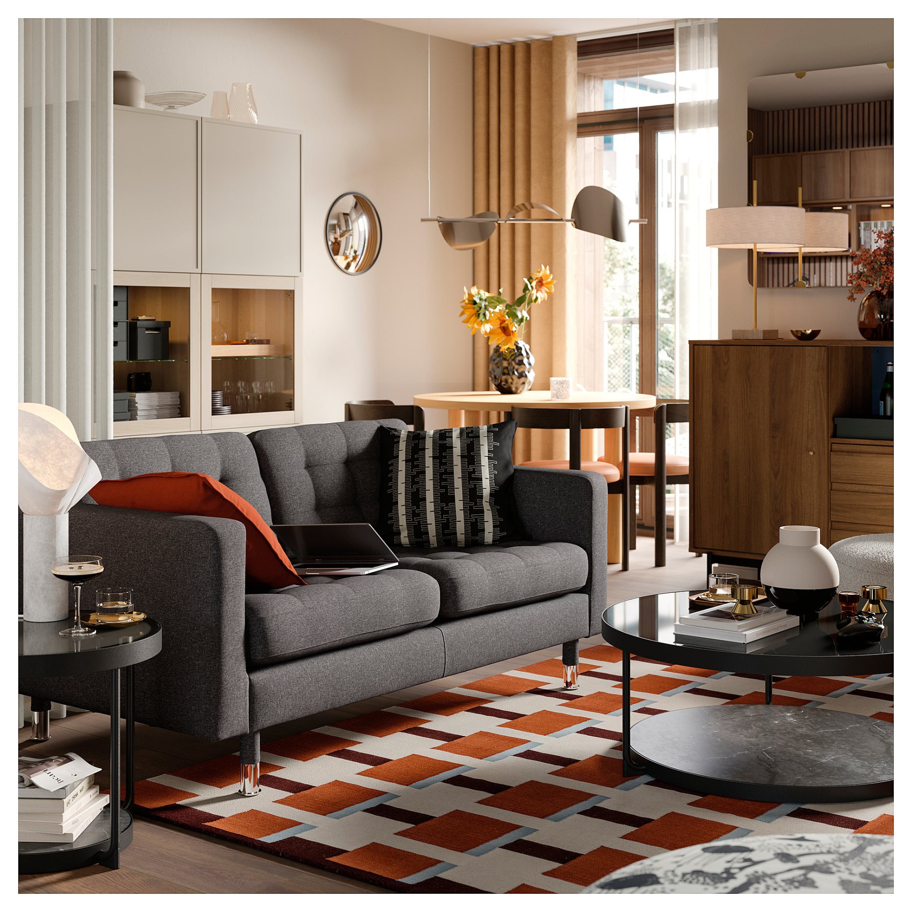 LANDSKRONA, διθέσιος καναπές, 592.702.74