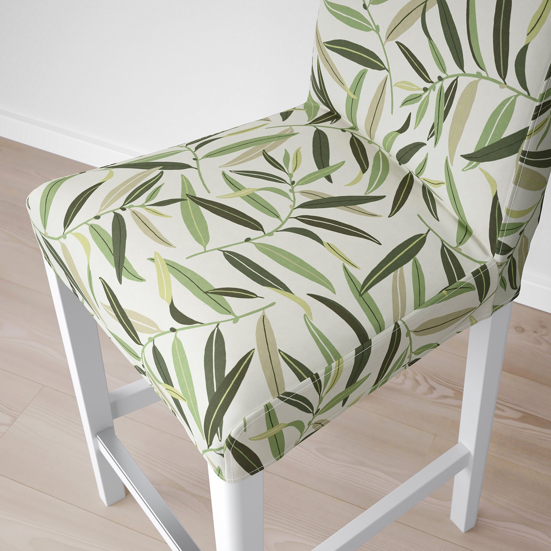 BERGMUND, σκαμπό μπαρ με πλάτη, 62 cm, 593.997.57