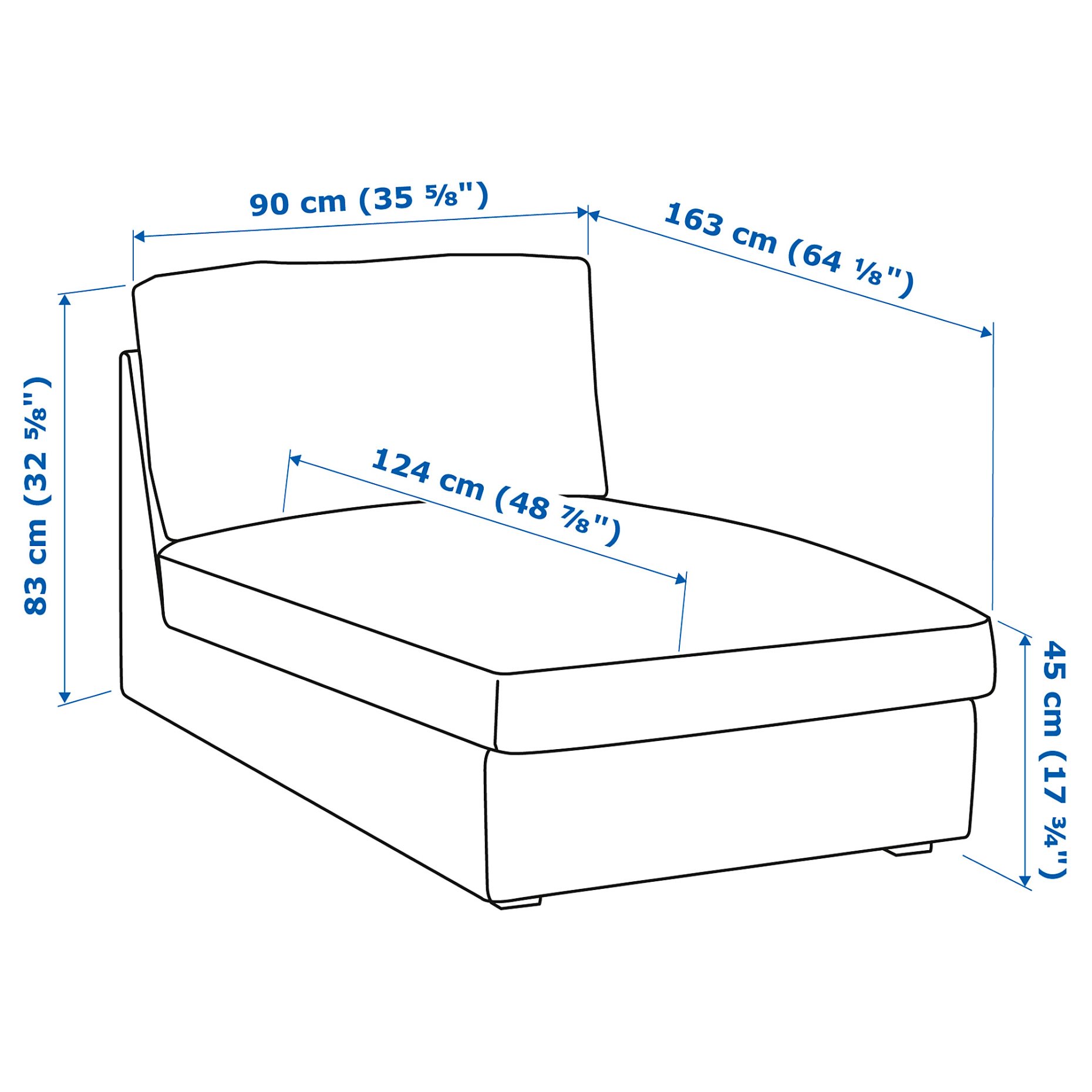 KIVIK, chaise longue, 594.430.29
