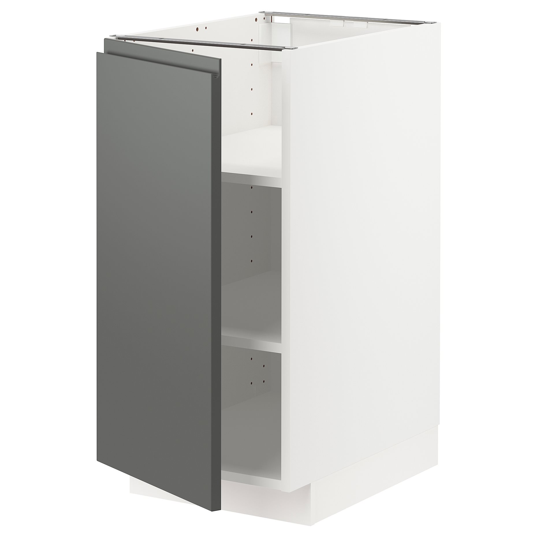METOD, base cabinet with shelves, 40x60 cm, 594.549.04