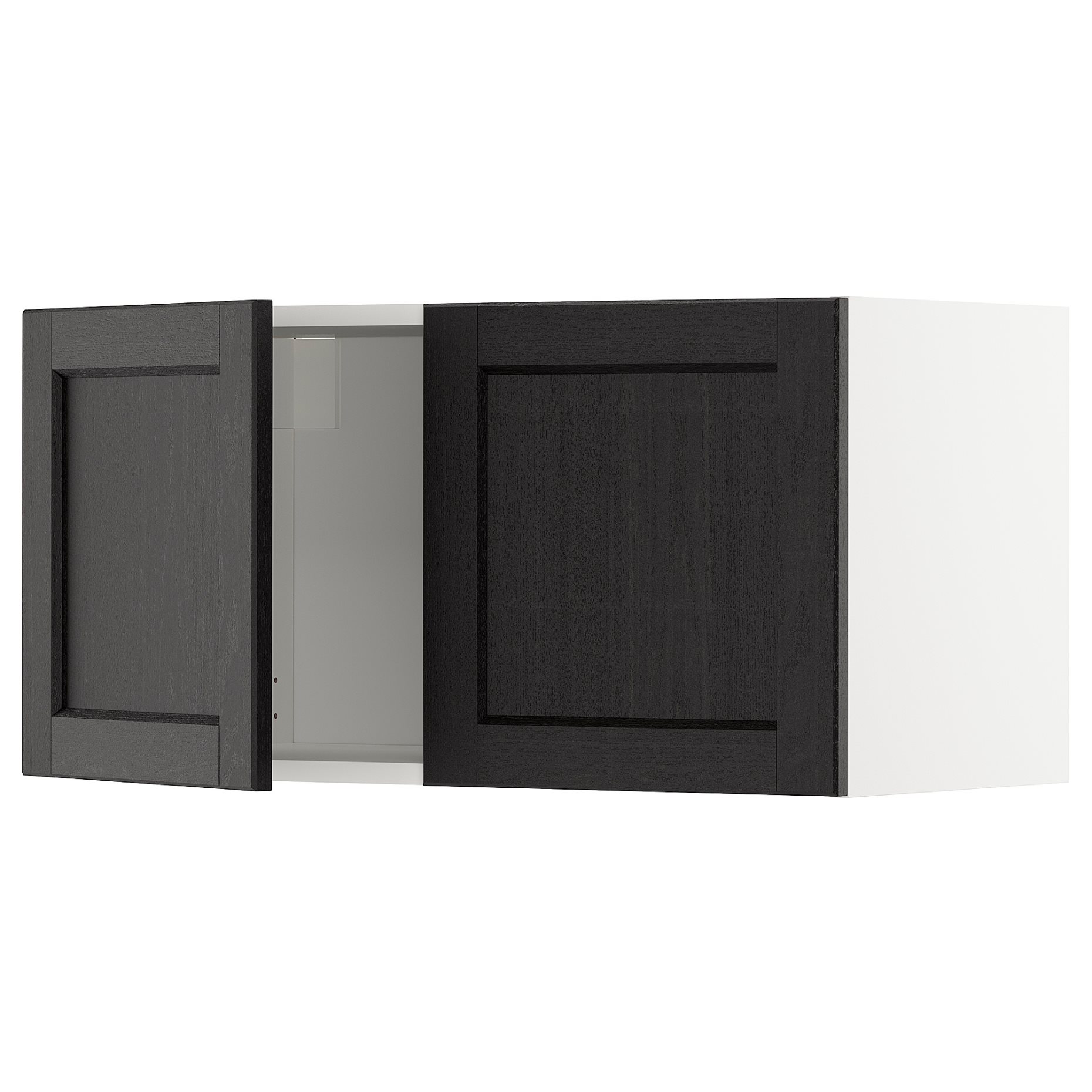 METOD, wall cabinet with 2 doors, 80x40 cm, 594.576.48