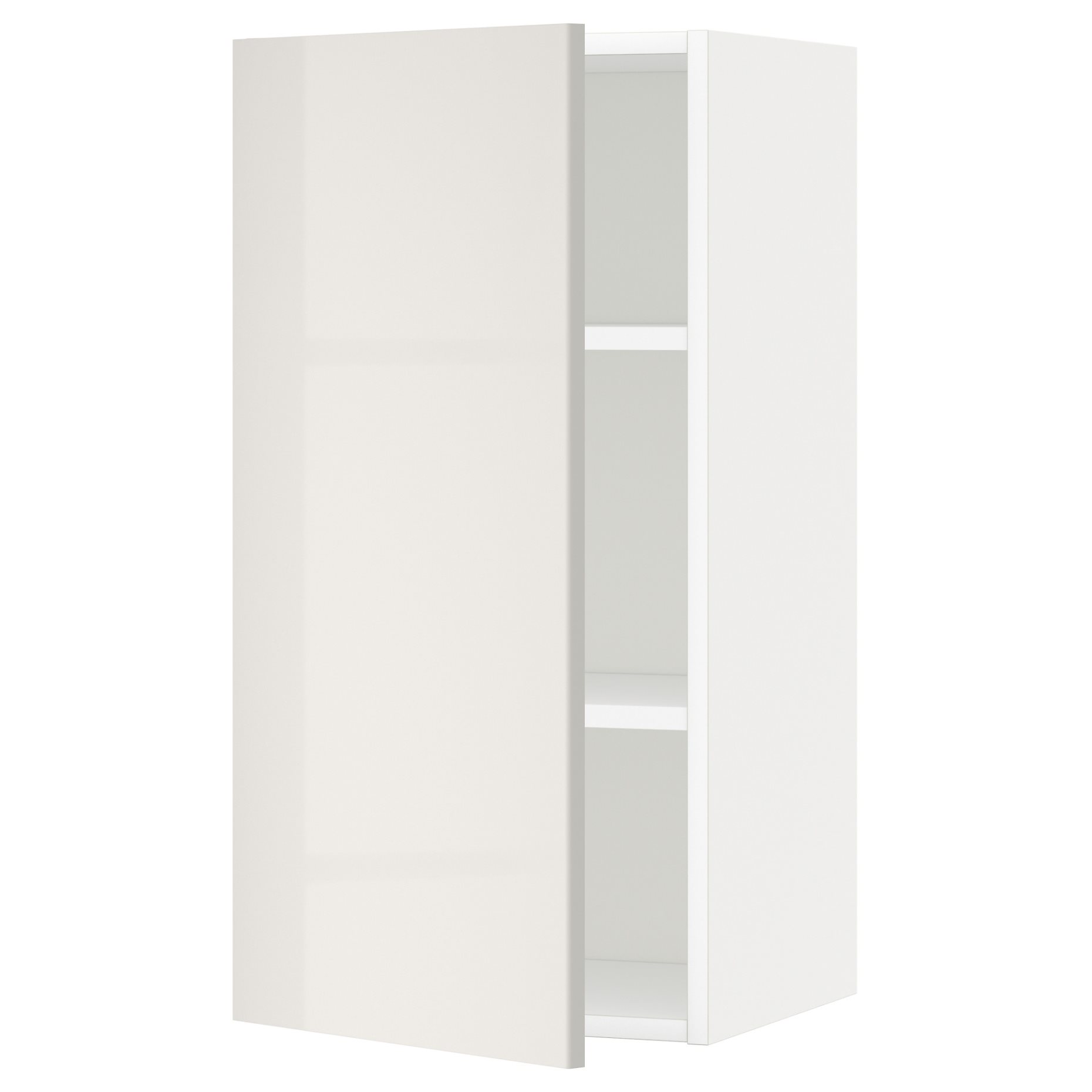 METOD, wall cabinet with shelves, 40x80 cm, 594.584.12