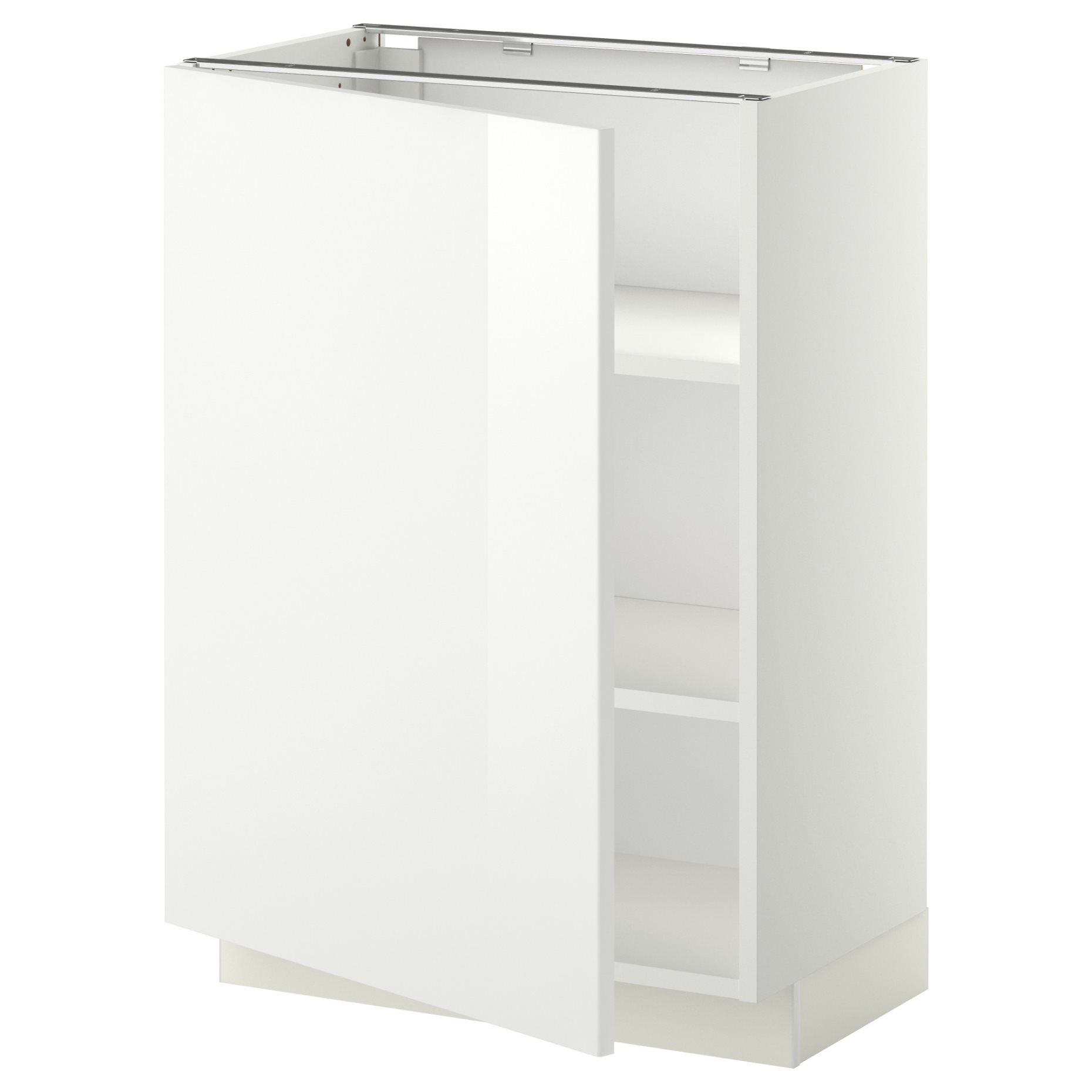 METOD, base cabinet with shelves, 60x37 cm, 594.606.79
