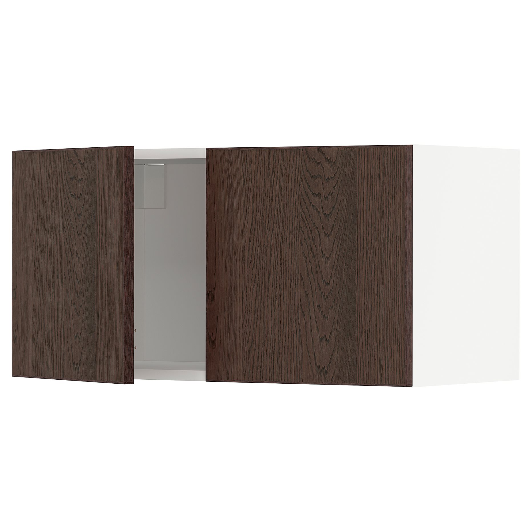 METOD, wall cabinet with 2 doors, 80x40 cm, 594.610.56
