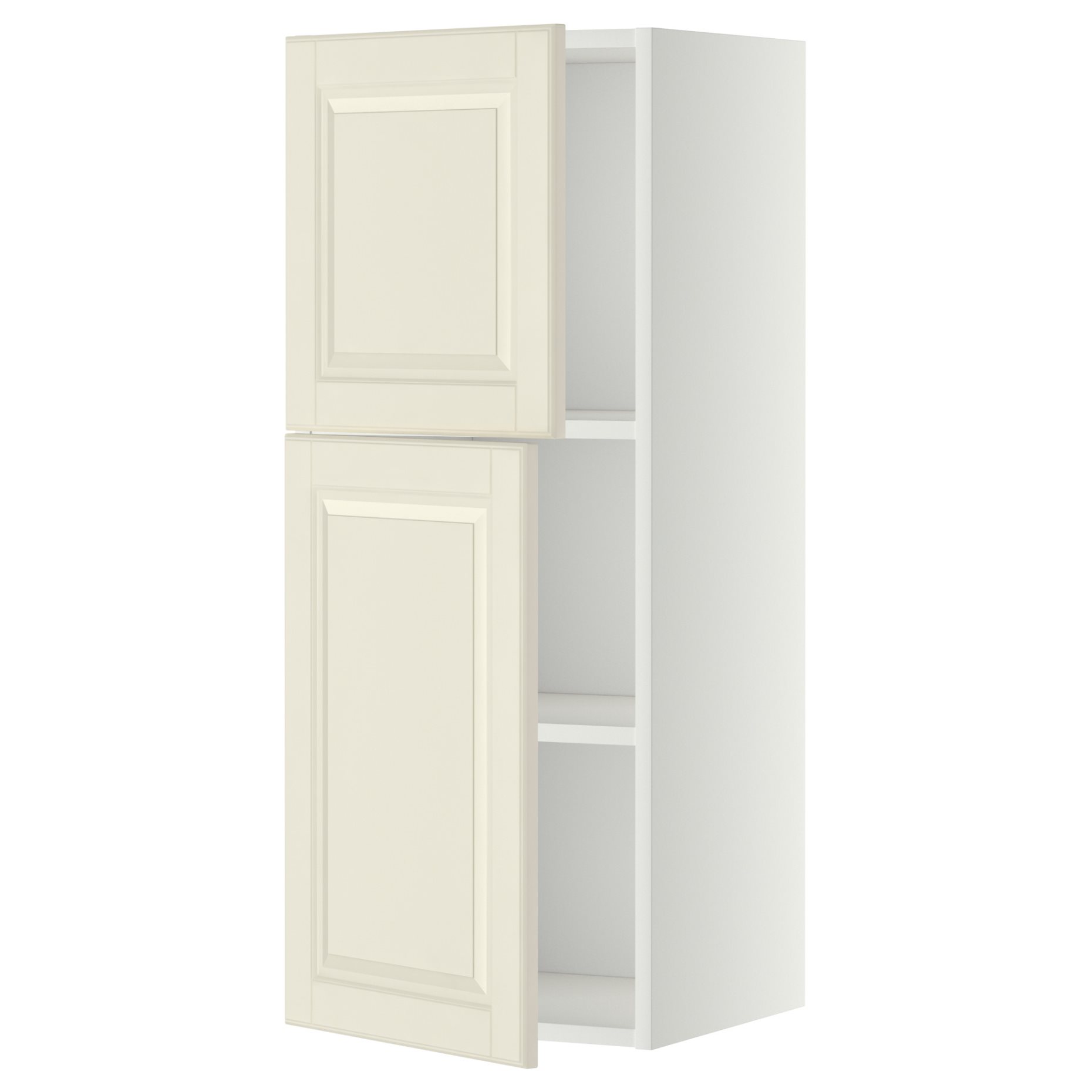 METOD, wall cabinet with shelves/2 doors, 40x100 cm, 594.628.62