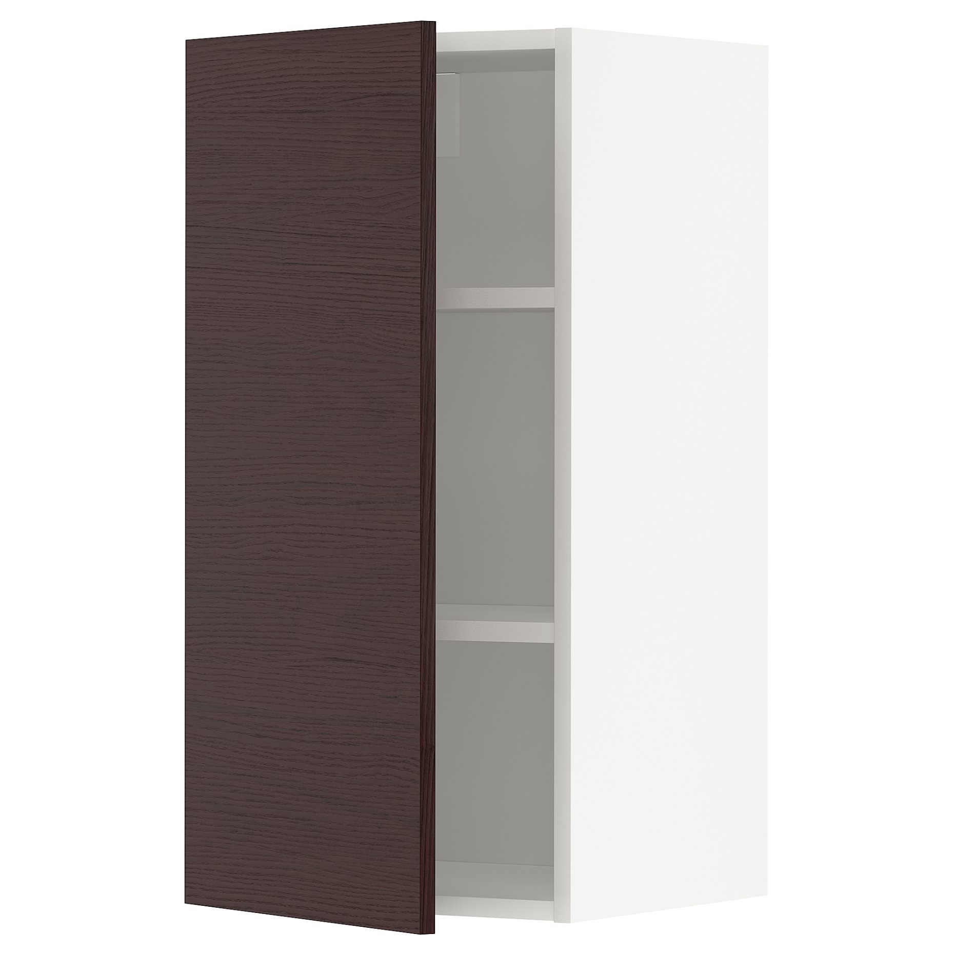 METOD, wall cabinet with shelves, 40x80 cm, 594.670.20