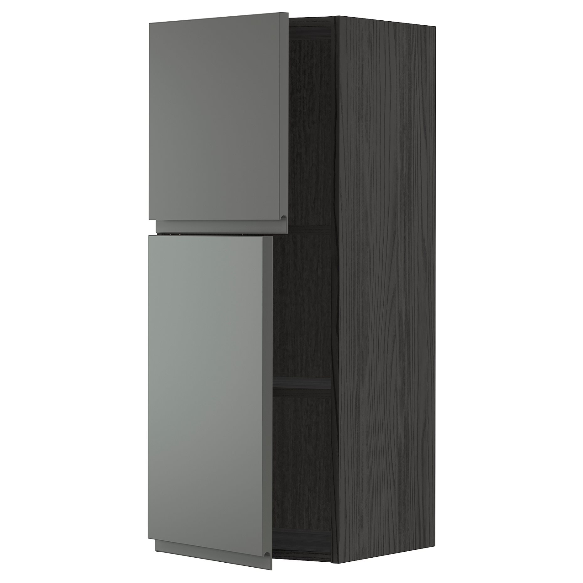 METOD, wall cabinet with shelves/2 doors, 40x100 cm, 594.670.44
