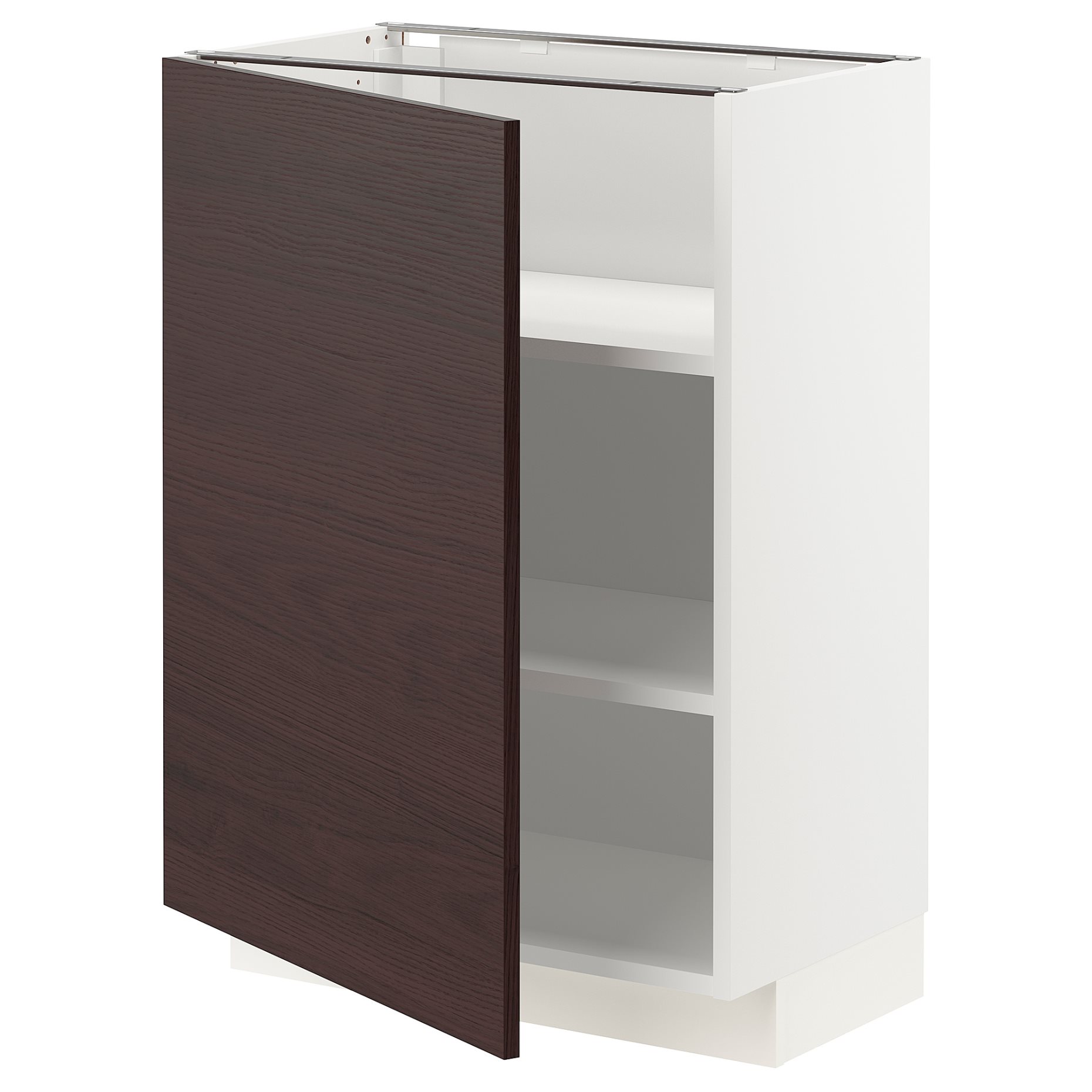 METOD, base cabinet with shelves, 60x37 cm, 594.688.64